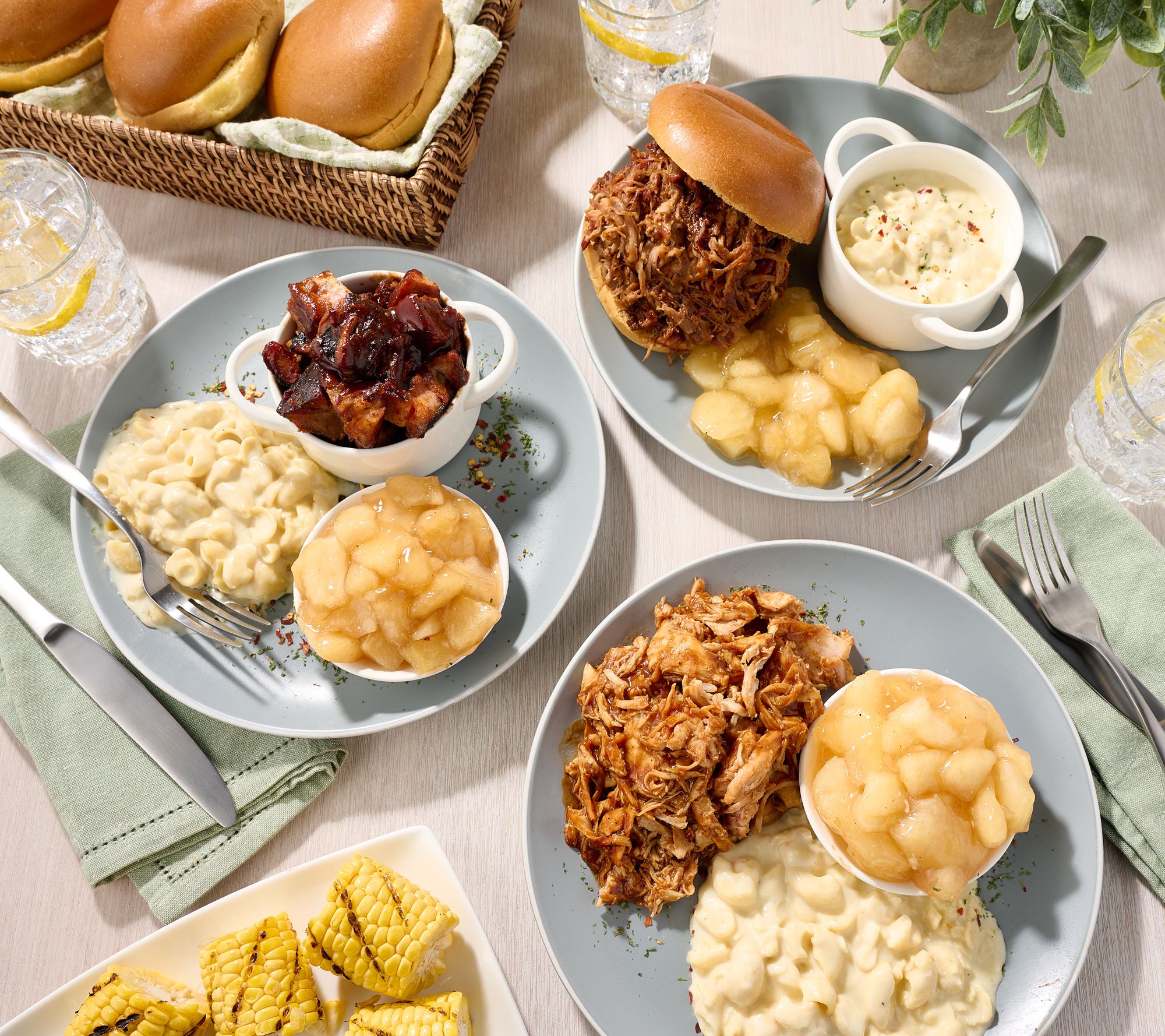 SH 6/22 Corky's BBQ 6 Count Microwave Heat & Eat BBQ Dinners