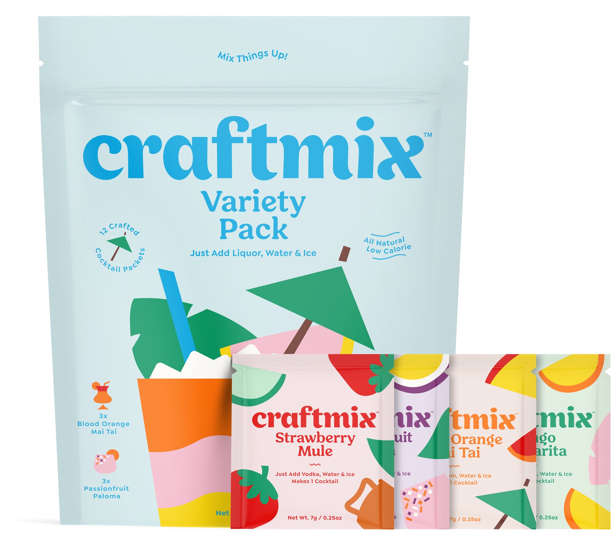 Craftmix Variety 12-Pack Craft Cocktail Mixes
