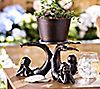 Barbara King Cast Iron Mermaid Plant Stand With Planter