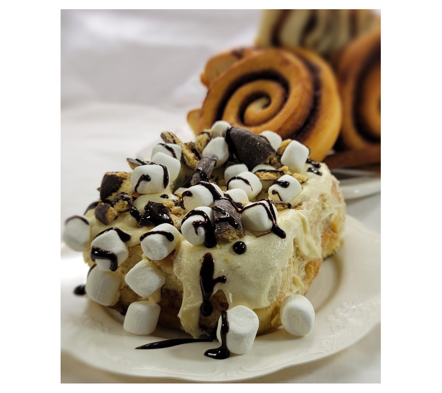 CinnaMom Bakery 12 Individual S'mores Rolls