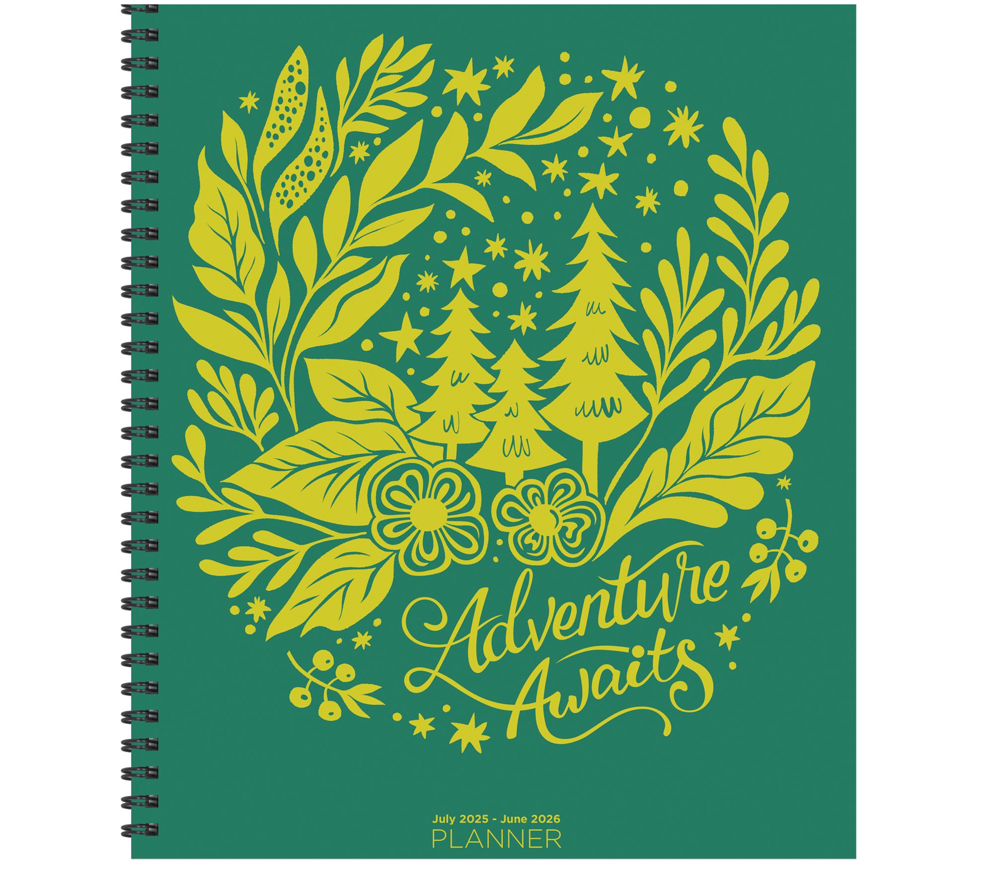 TF Publishing July 2025 - June 2026 Lrg W/M Planner - Woodcut