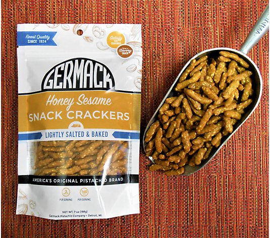 Germack (8) 7-oz Honey Sesame Snack Crackers