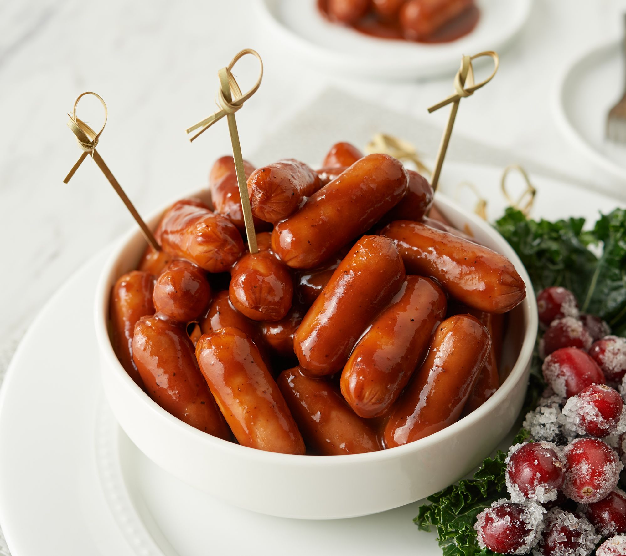 Corky's 3 lbs. Smoked Cocktail Sausages in Original Sauce