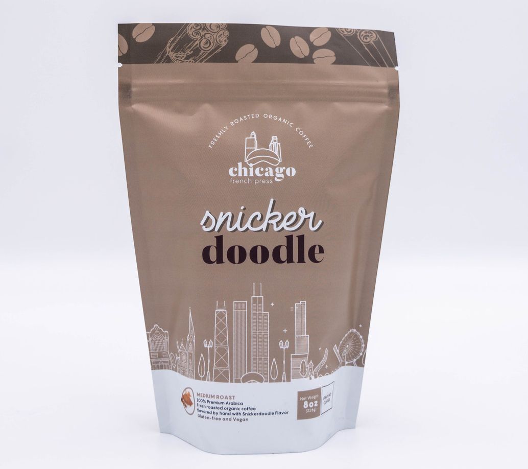 Chicago French Press Snicker Cinnamon Cooki e 8-oz Coffee