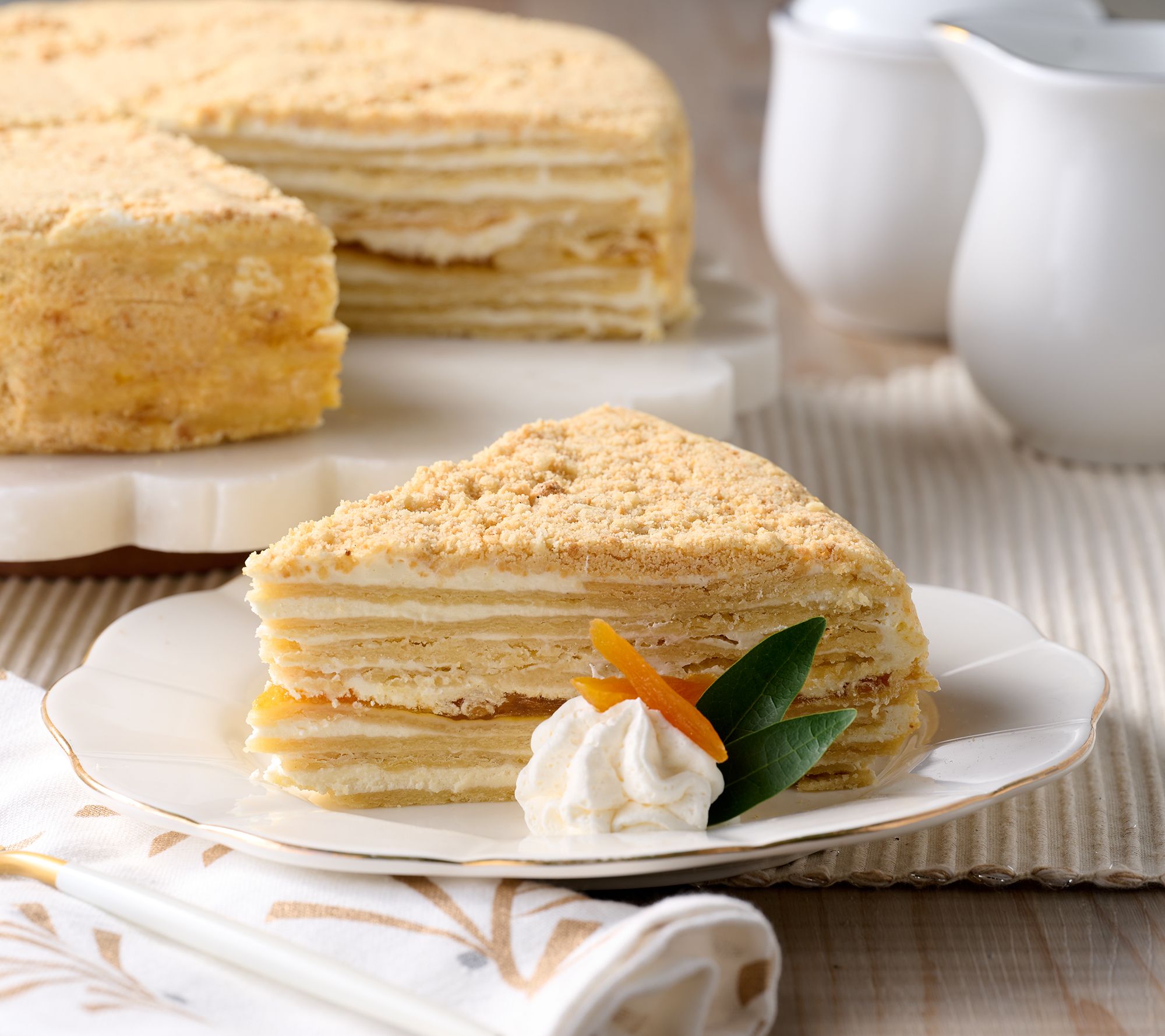 Lithuanian Bakery 10" Napoleon Torte In Choce of Flavor