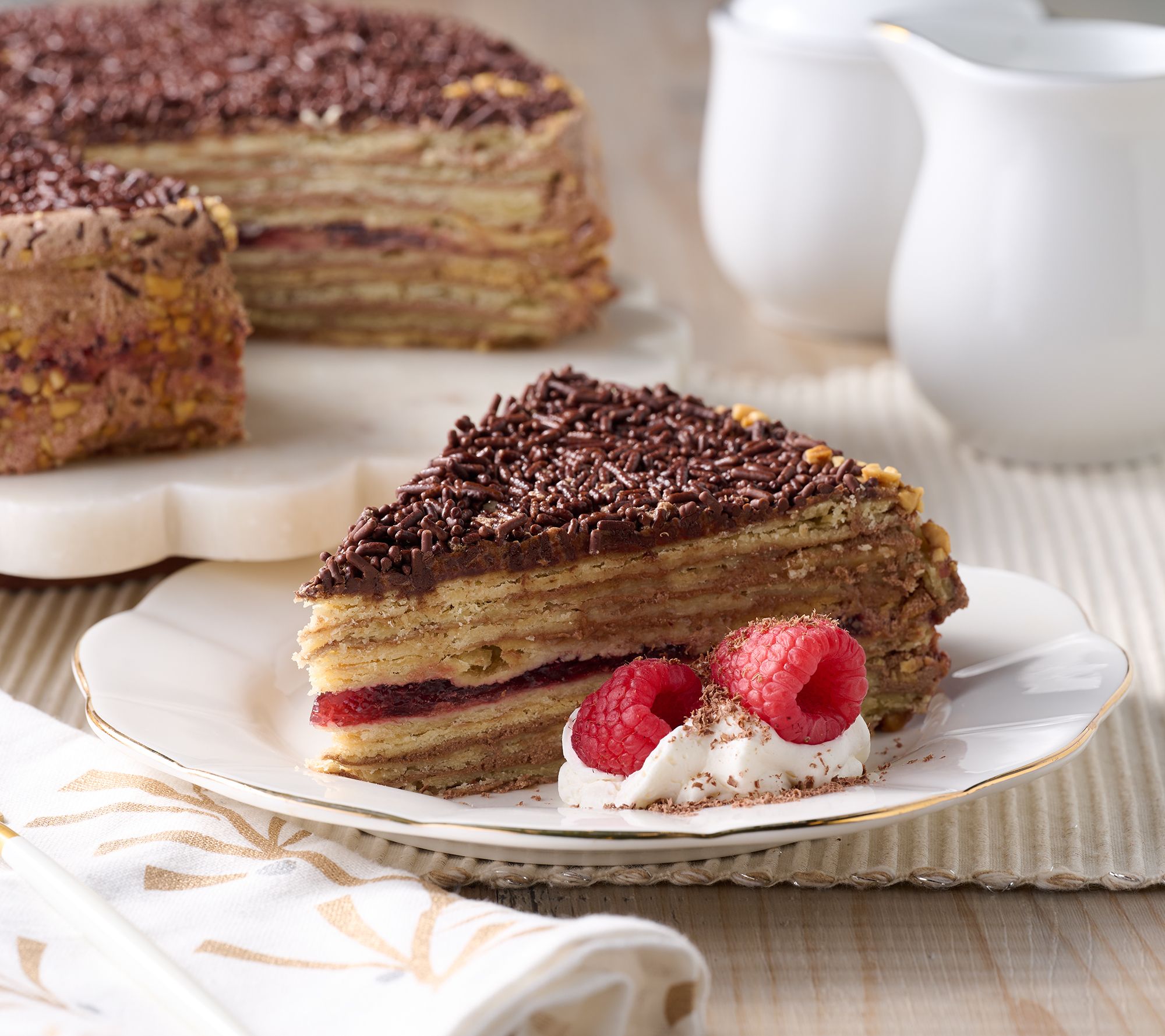 Lithuanian Bakery 10" Napoleon Torte In Choce of Flavor