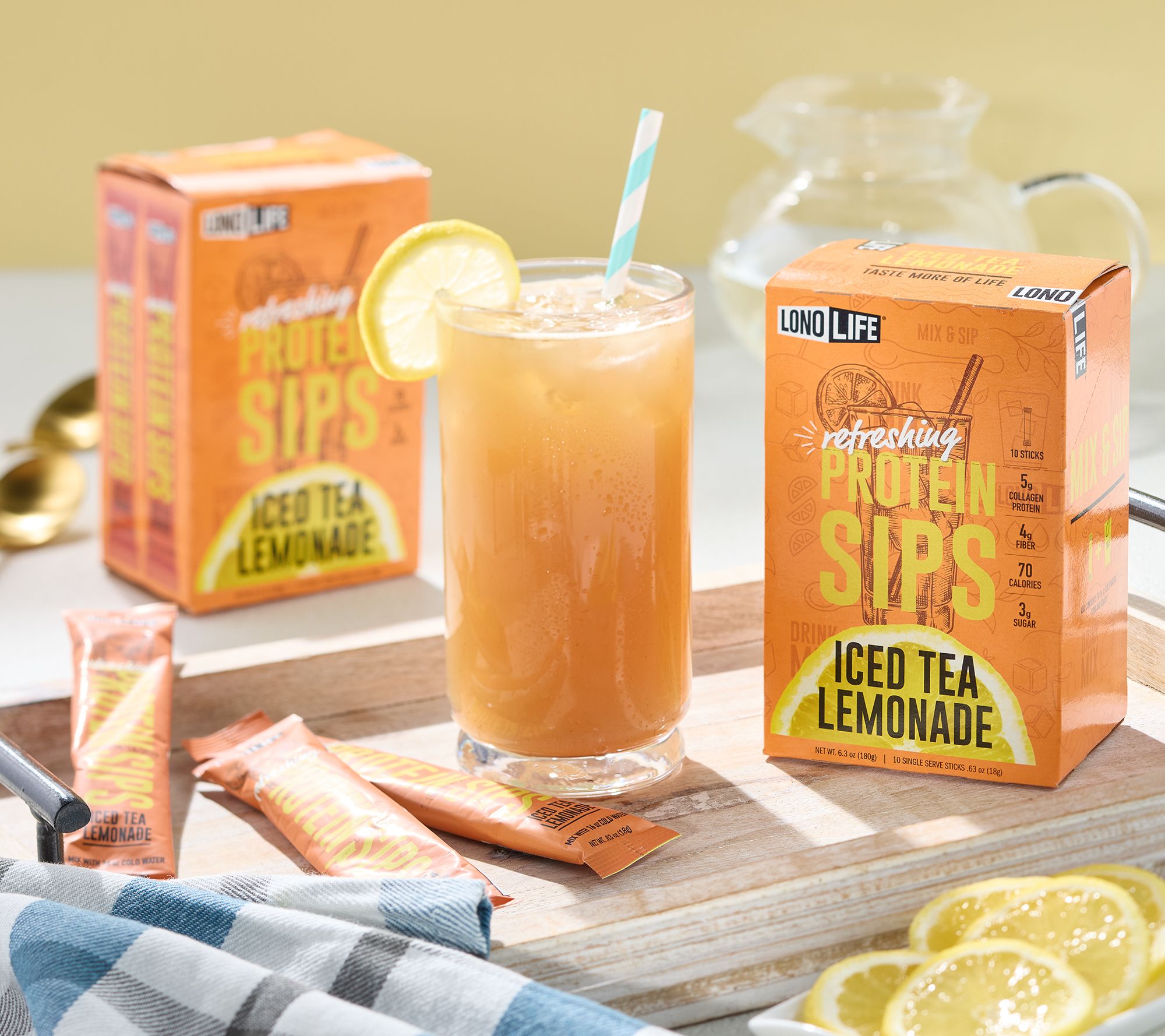 LonoLife 20 Single Serve Protein Lemonade Mixes