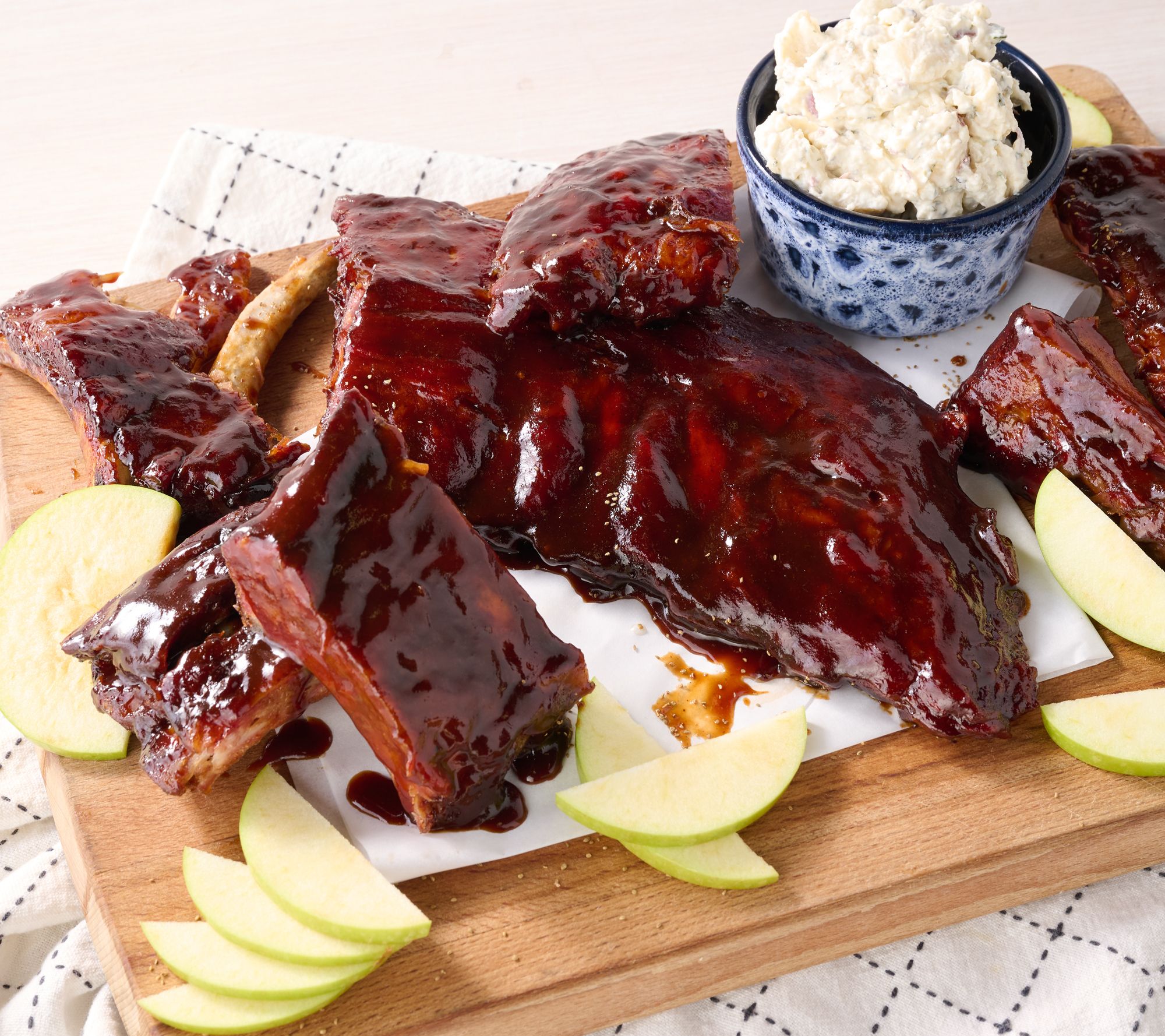 Corky's BBQ (3) 1-lb Baby Back Ribs with Apple BBQ Sauce Auto-Delivery