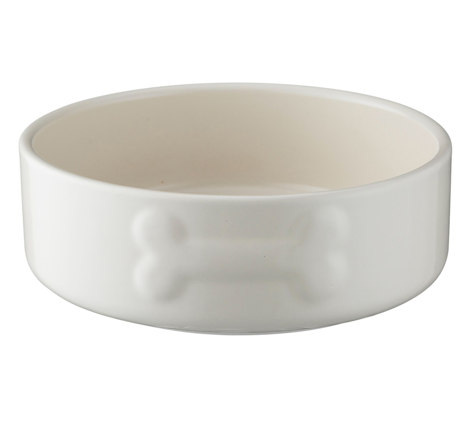 Mason Cash Embossed Bone Dog Bowl