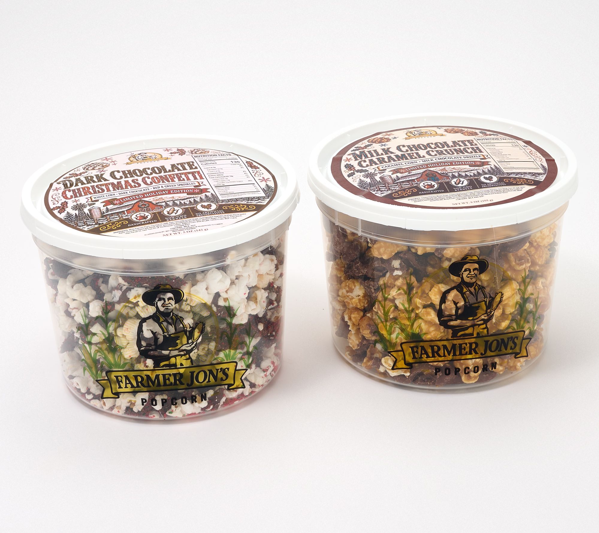 SH11/9 Farmer Jon's S/2 Chocolate Drizzled Popcorn Mix
