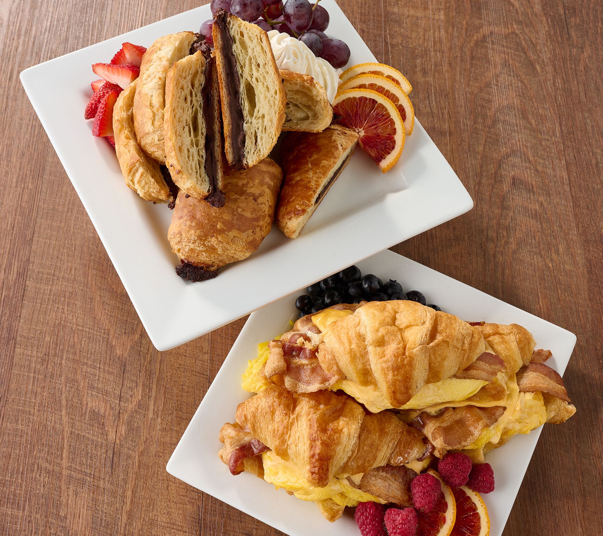 Authentic Gourmet (16) Chocolate or Butter Croissants