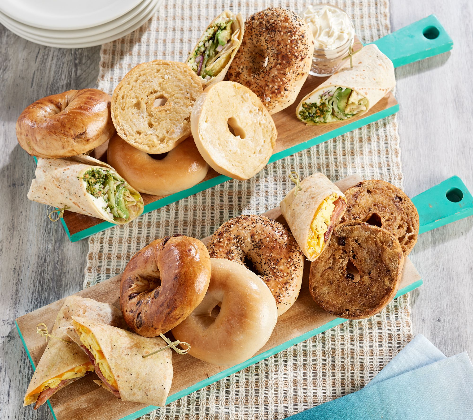 Just Bagels Nyc 30-count Bagel Bagel Wrap Auto-delivery - Qvccom