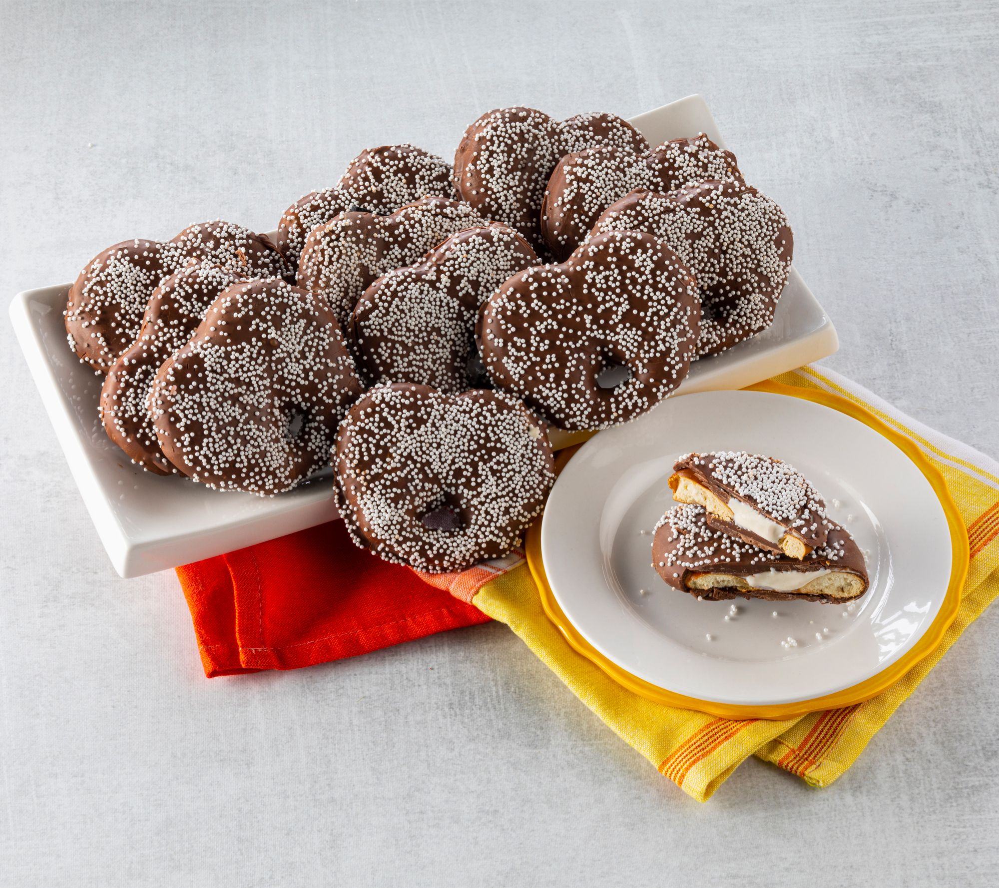 Landies Candies 12-Piece Milk Chocolate Marshmallow Pretzels