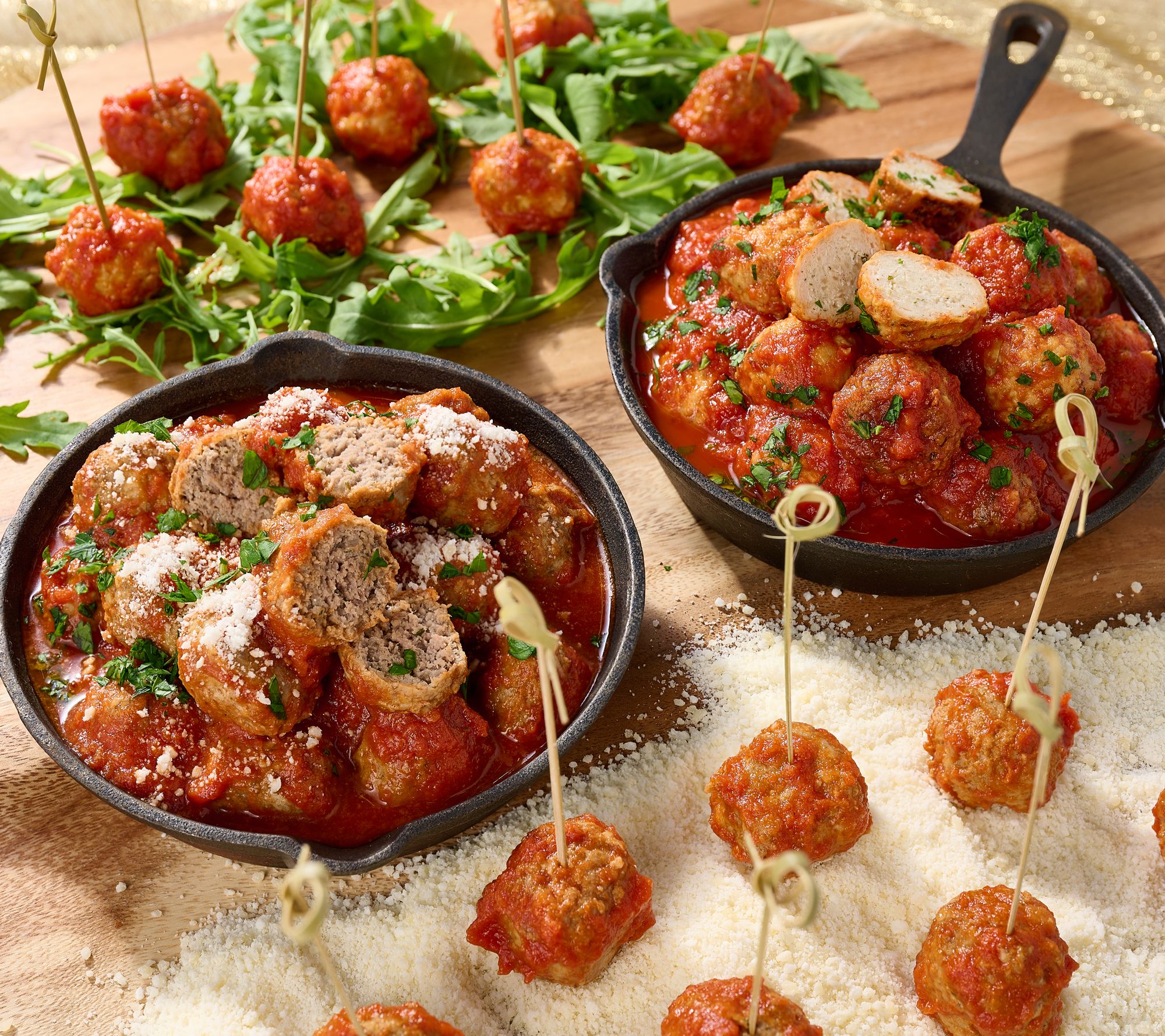 SH12/8 Mama Mancini's 100-ct Mini Three Cheese Meatballs