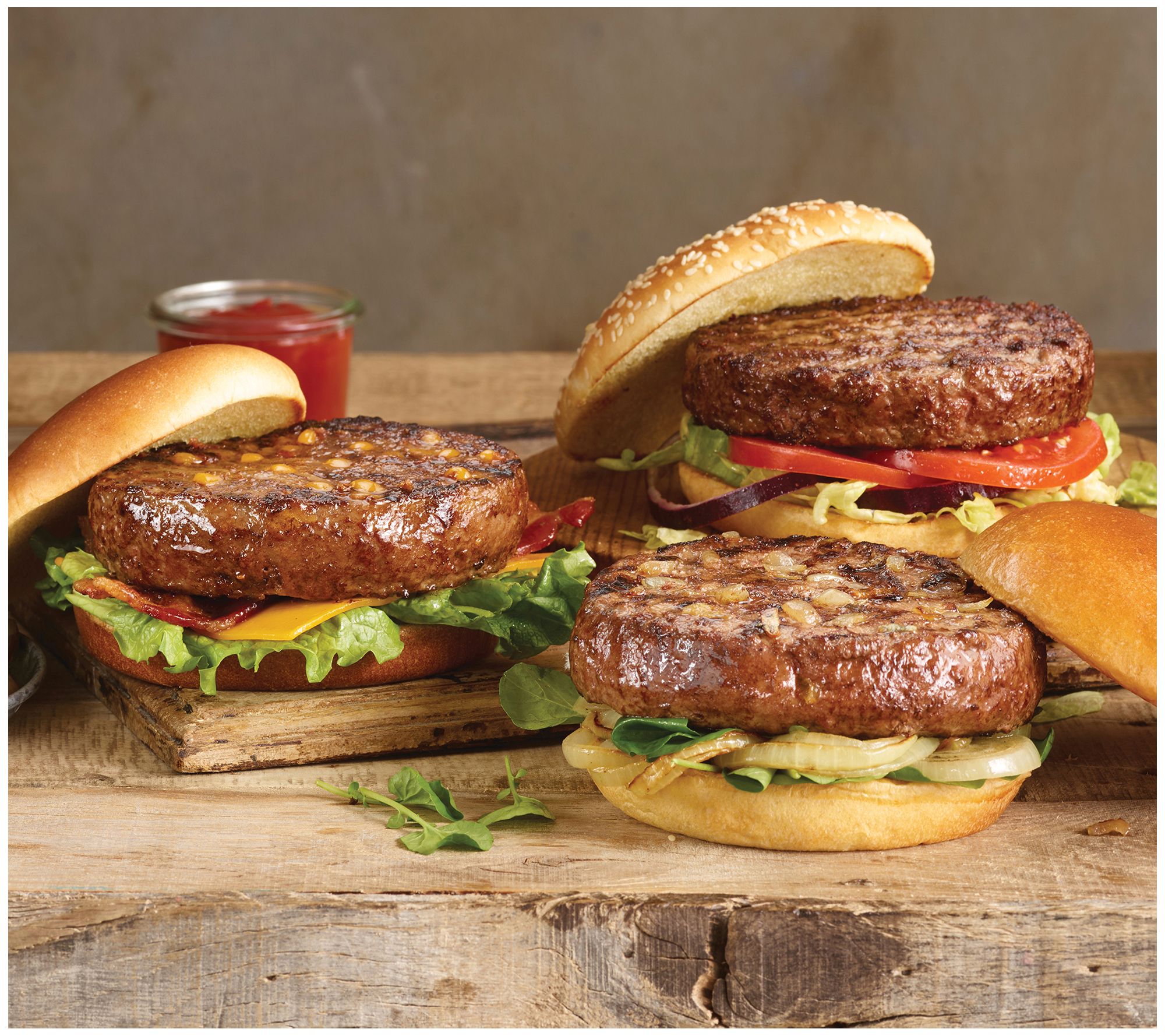 Kansas City Steak Company (24) 4.5oz Steakburges Variety Pack