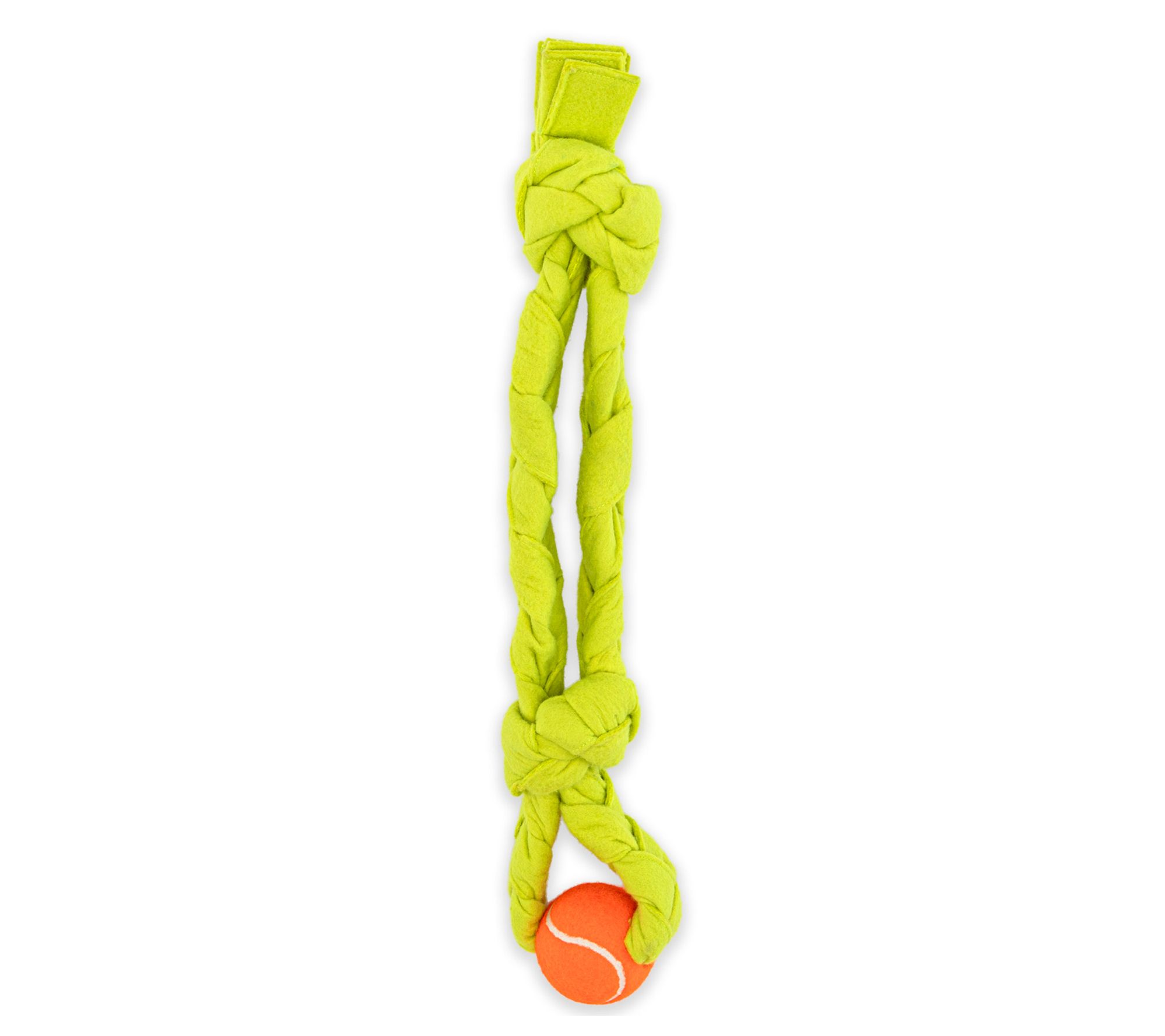 GURU Pet Figure 8 Squeaking Tennis 20" SnuffleRope Dog Toy