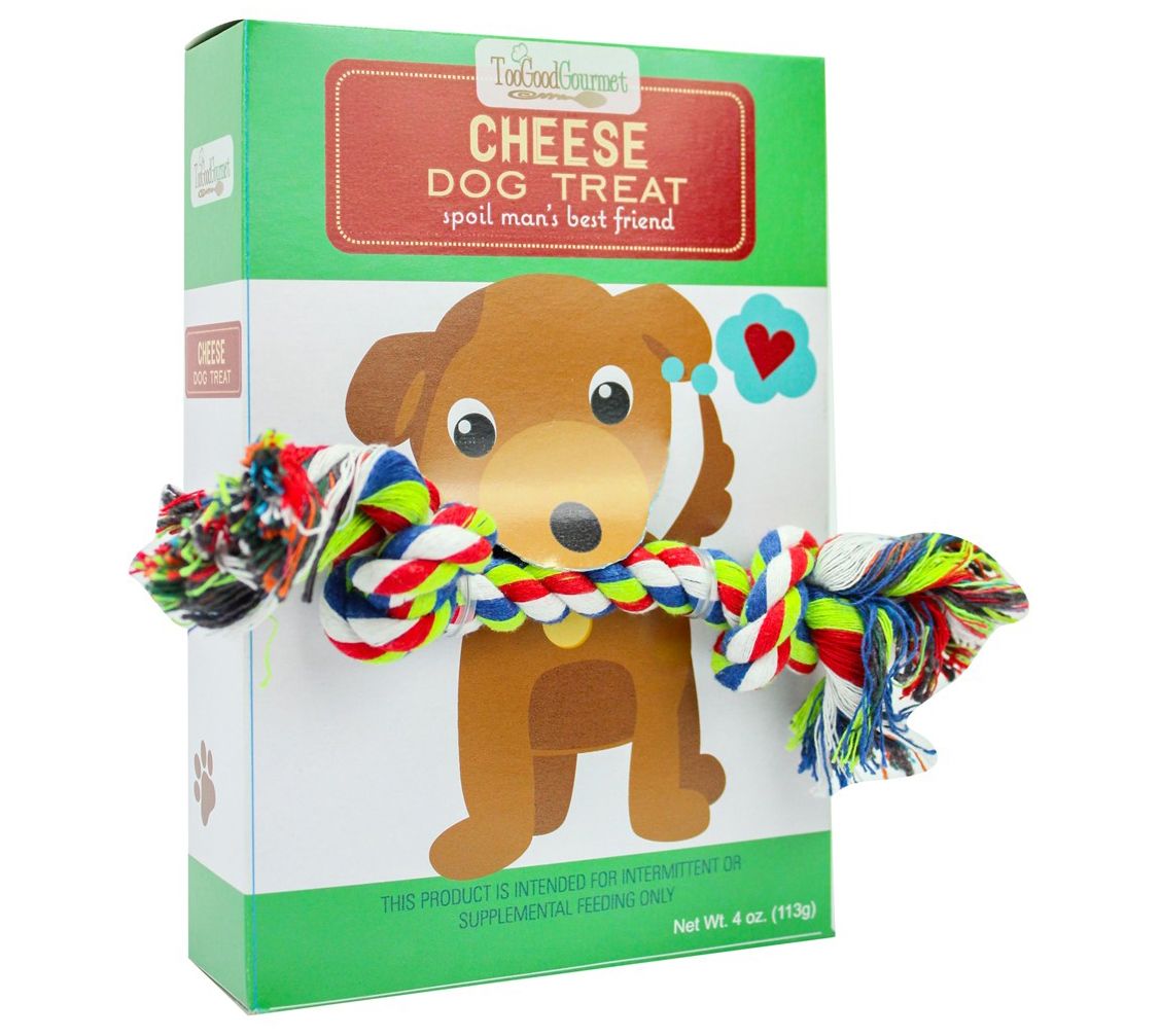 Too Good Gourmet Set of 2 Dog Treats and Rope Toys