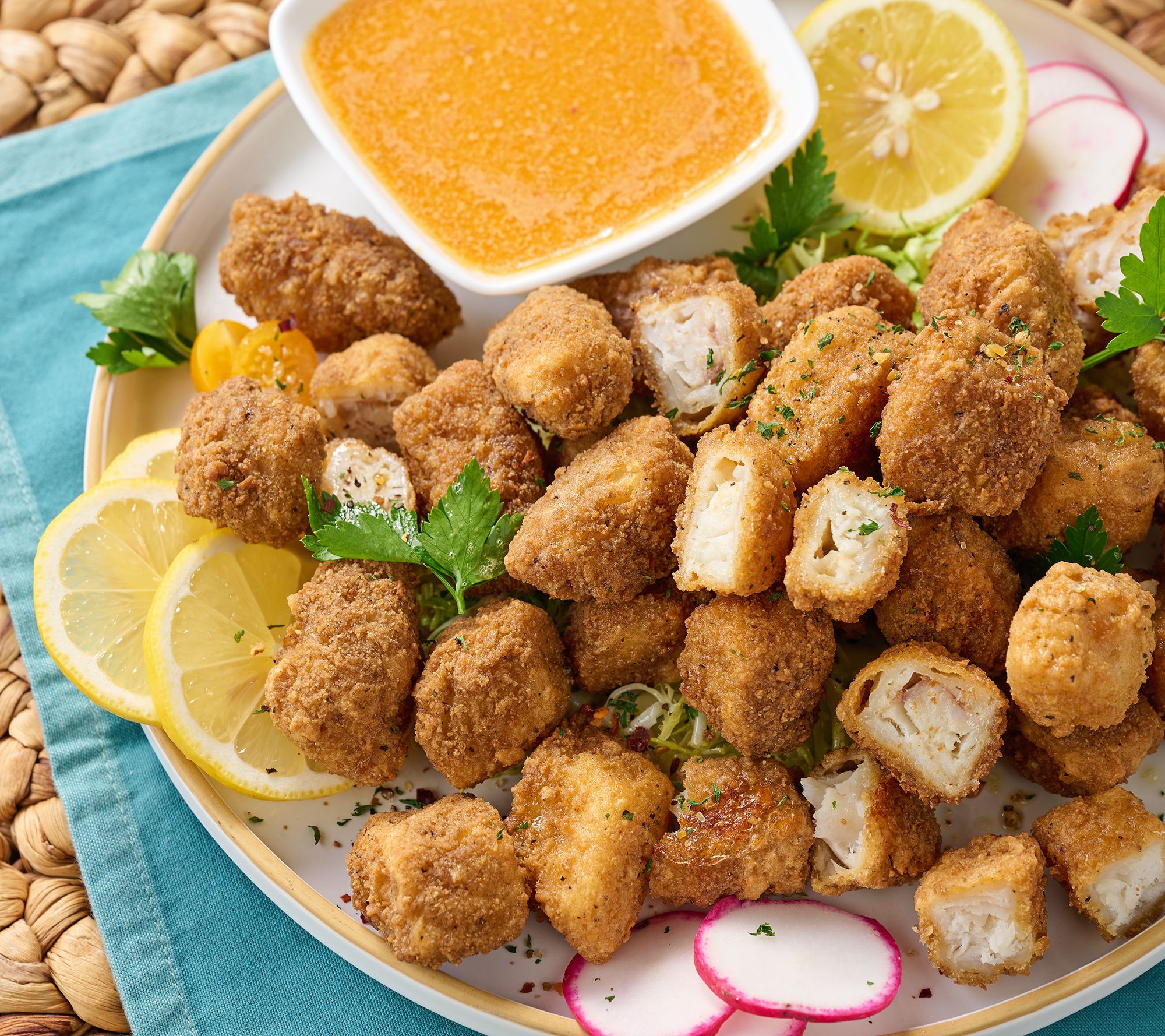 Table & Thyme by Fusha 3-lbs of Wild Alaskan Pollock Bites w/ Sauce