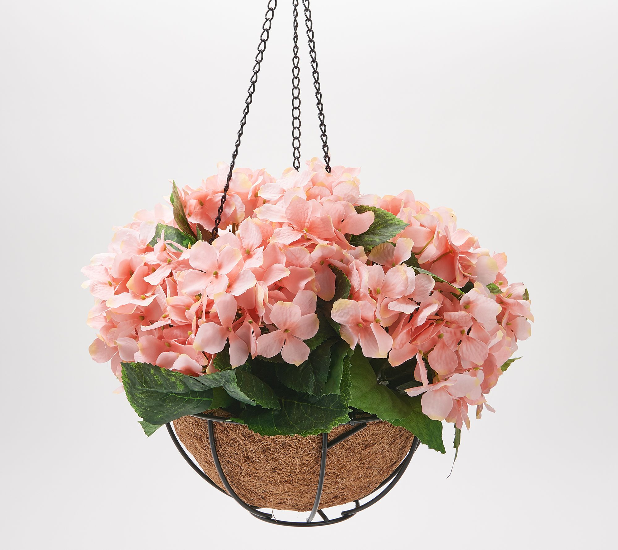 Home Furniture Diy Artificial Hydrangea Hanging Basket Outdoor Decor Wicker Basket Faux Flowers Home Decor