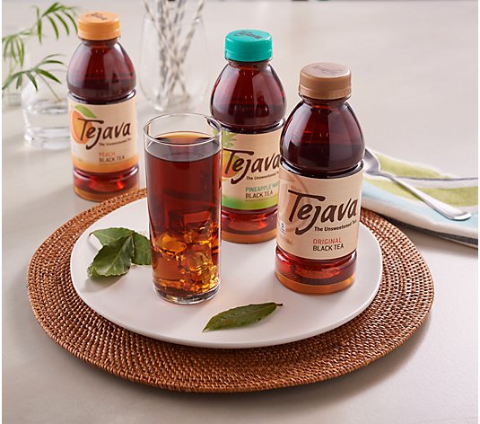 Tejava (18) 16.9oz Unsweetened Tea In Choice of Flavors