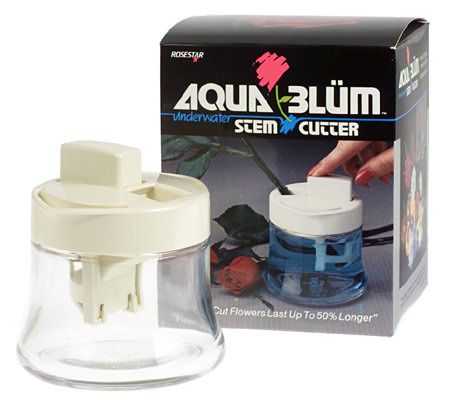 AQUA-BLUM Underwater Stem Cutter w/ Glass Decanter 