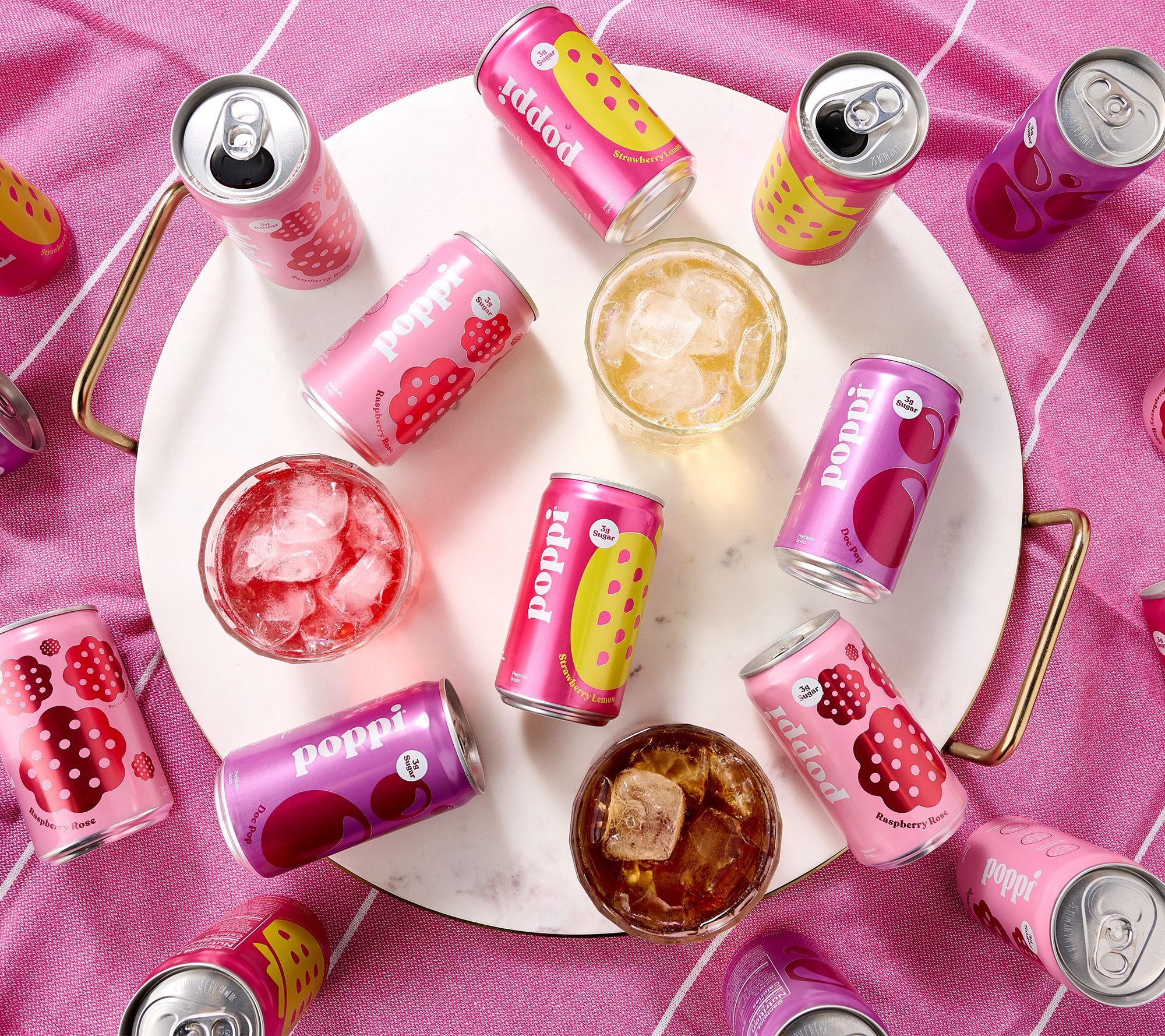 Poppi (24) 7.5 oz Mini Cans 3g Sugar Soda