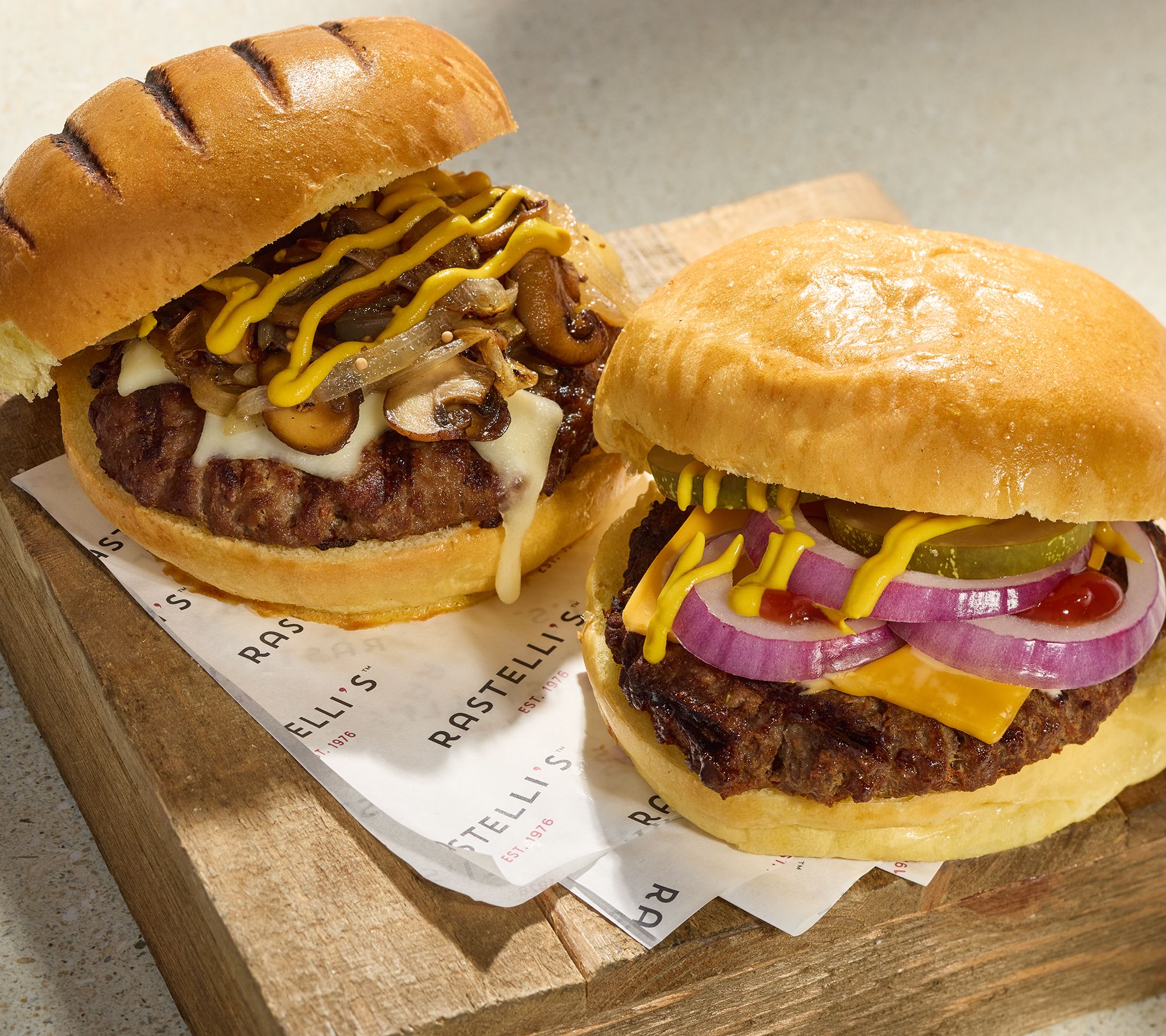Rastelli's (10) 4-oz Heat & Eat Beef Burgers Auto-Delivery