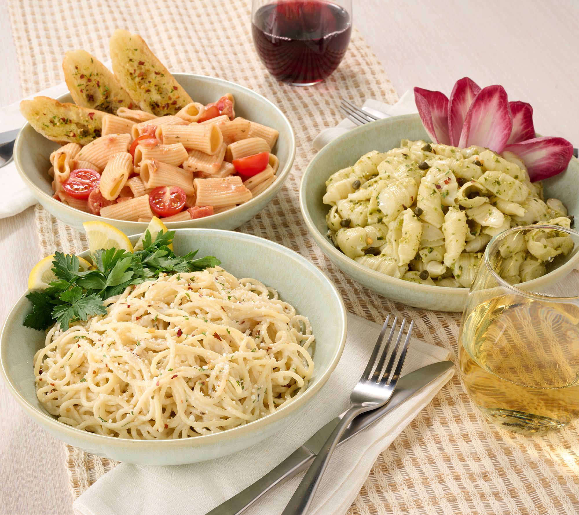 Tutoni's Flour Shop (6) 8-oz Trays of Fresh Made Pasta The Classics