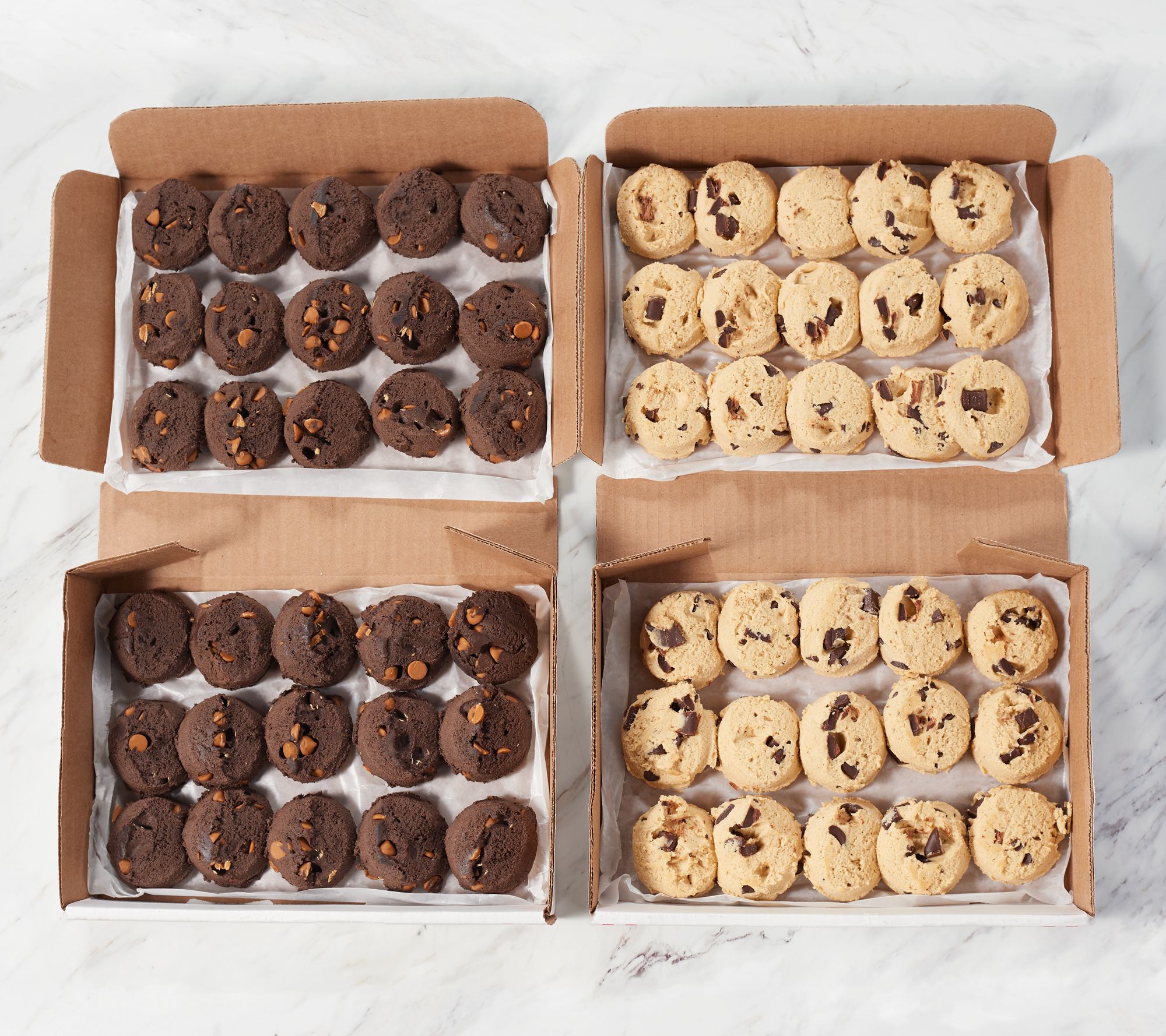 David's Cookies (60) Chocolate Lovers Large Cookie Dough AutoDelivery