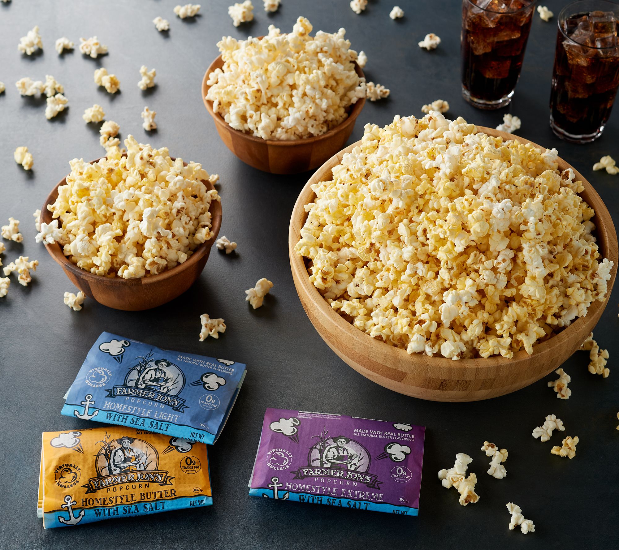 Farmer Jon's (12) 3.5oz Bags Homestyle Popcorn AutoDelivery