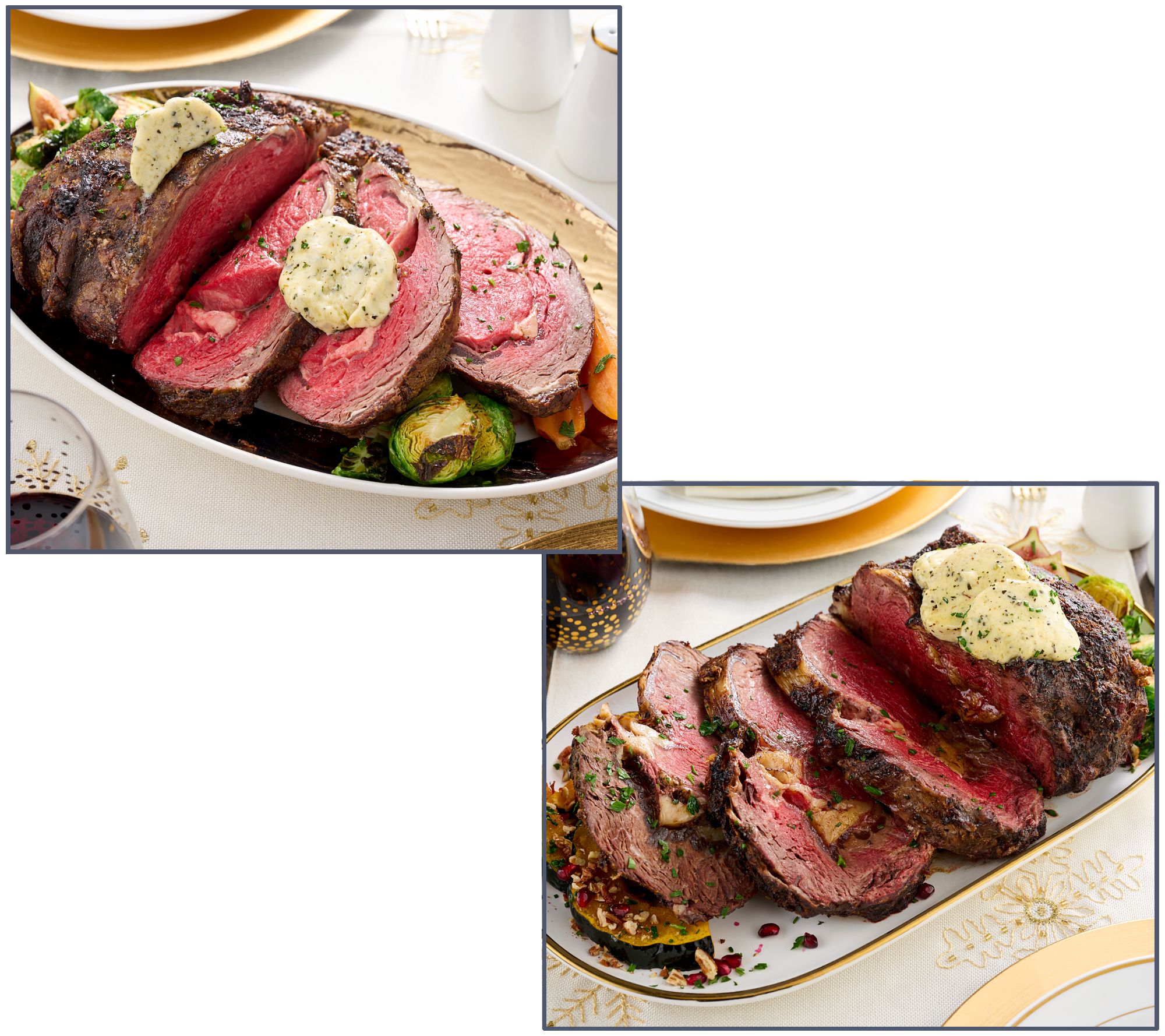 Rastelli's 4-lb Black Angus Prime Rib with Butter 