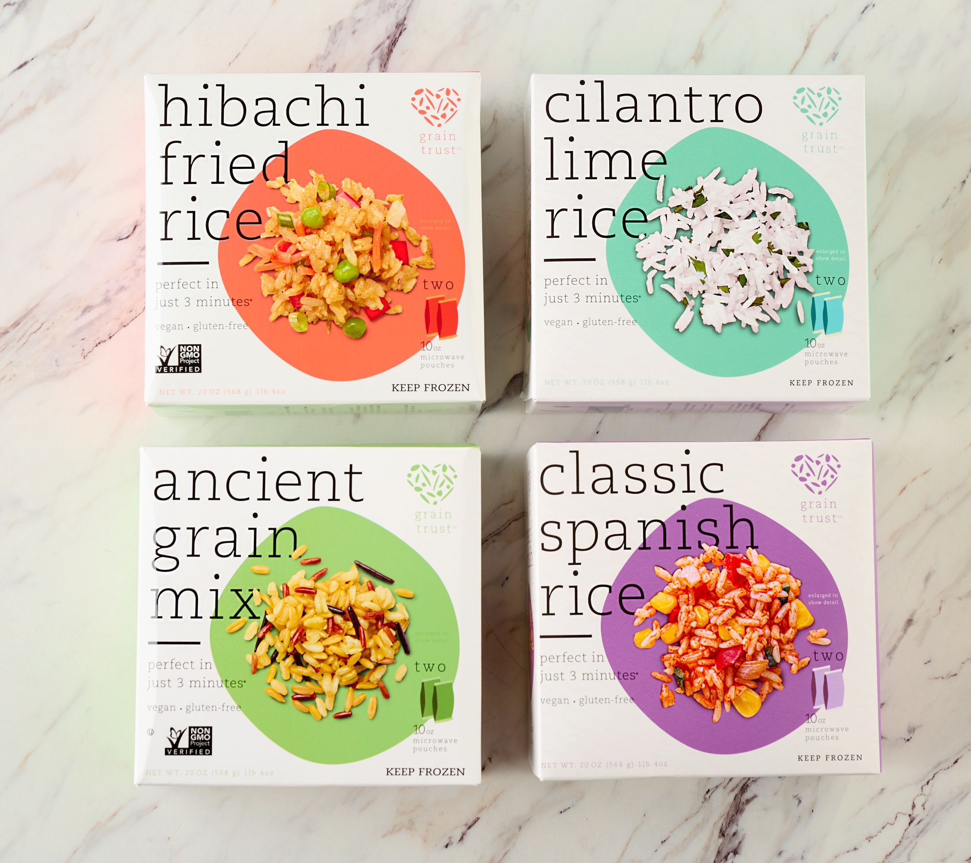 Grain Trust (8) 10 oz Bags of Seasoned Prepared Rice - QVC.com