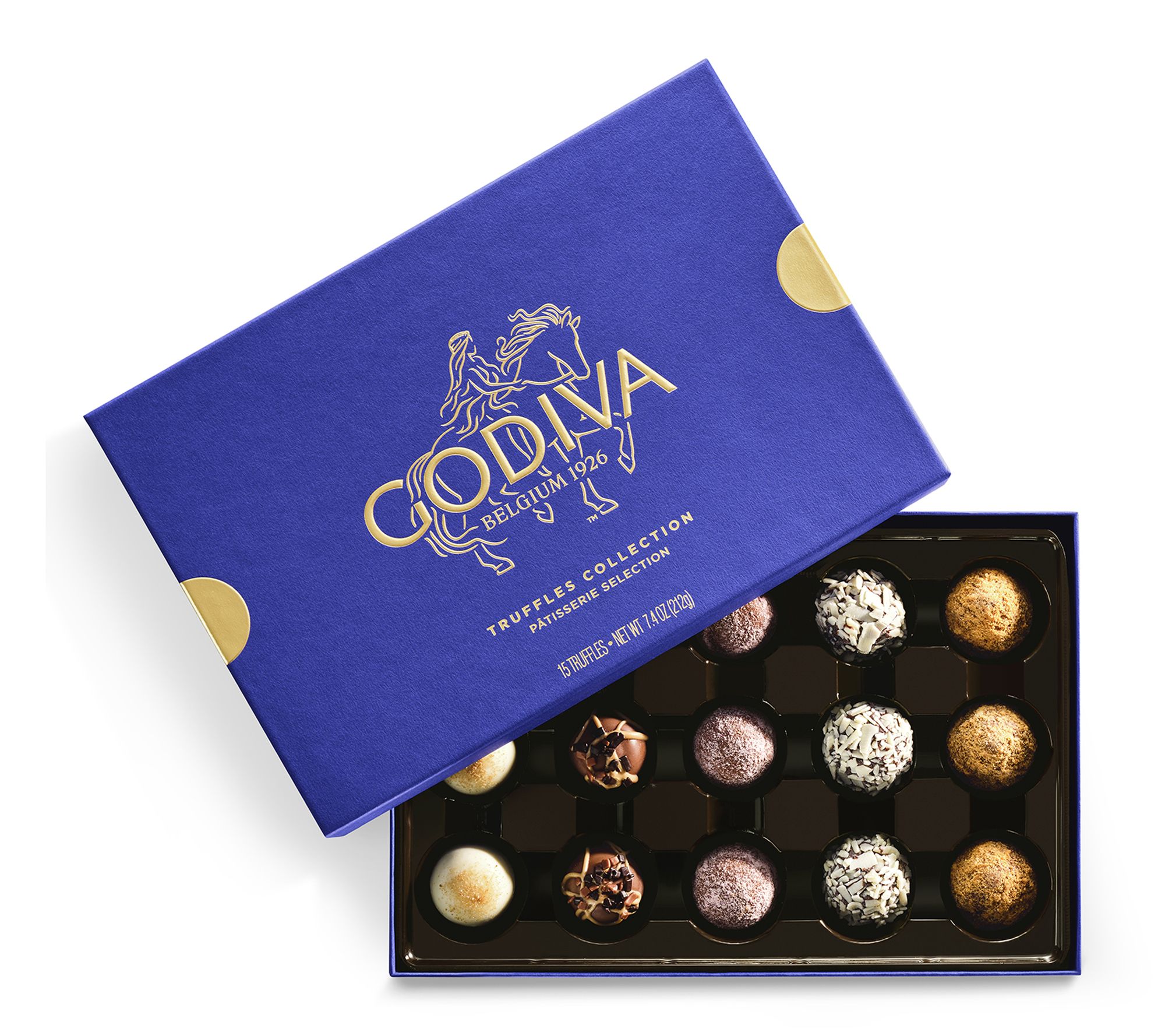 Godiva Patisserie Chocolate Truffles Gift Box,15 piece.