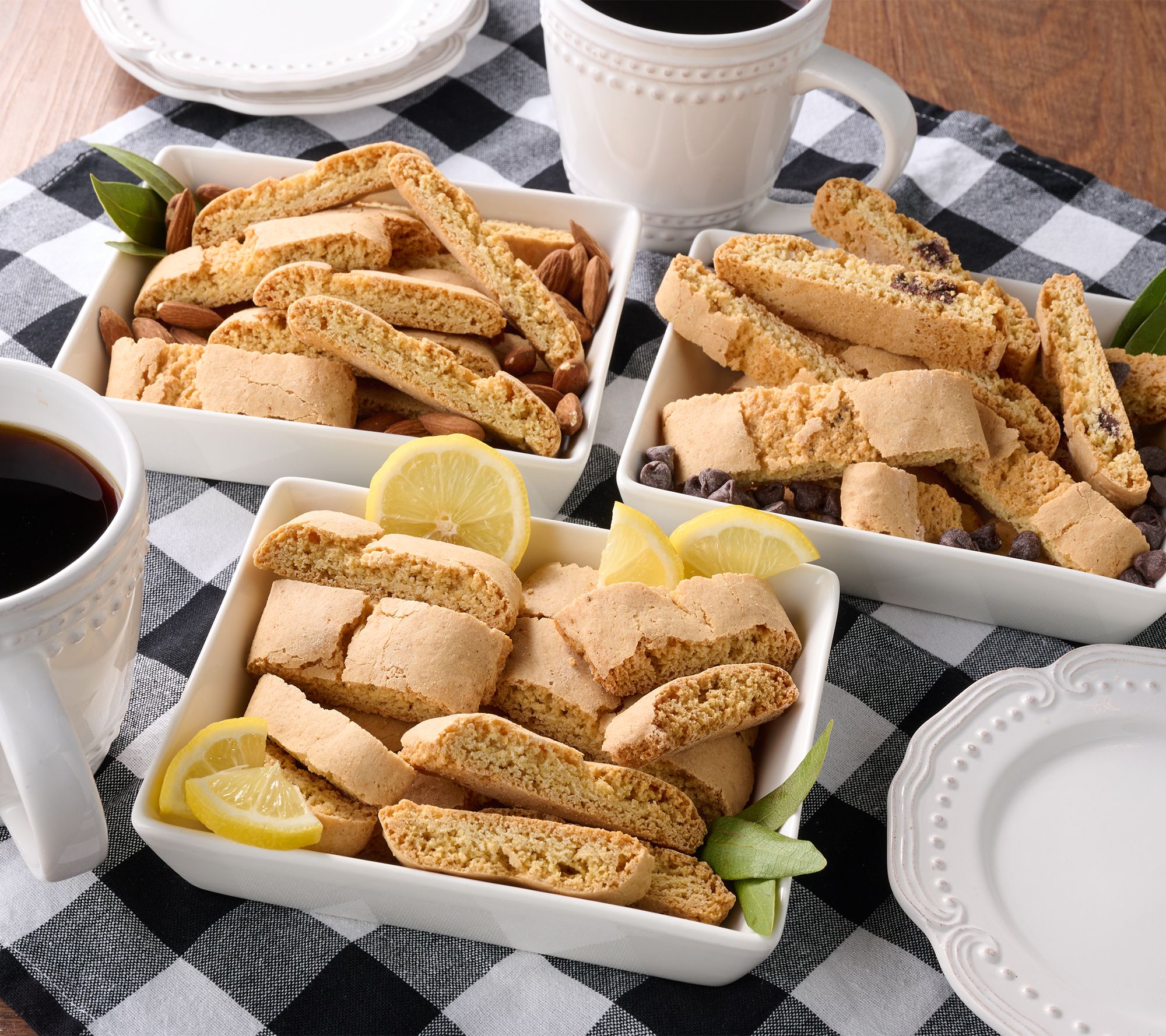 Biscotti Co. (3) 6oz Bags of Biscotti Bites in Classic Flavors