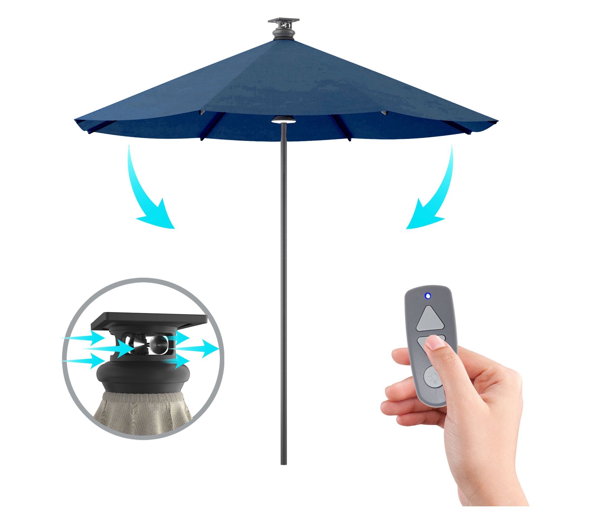 Above 9' Gen2 Smart Outdoor Umbrella