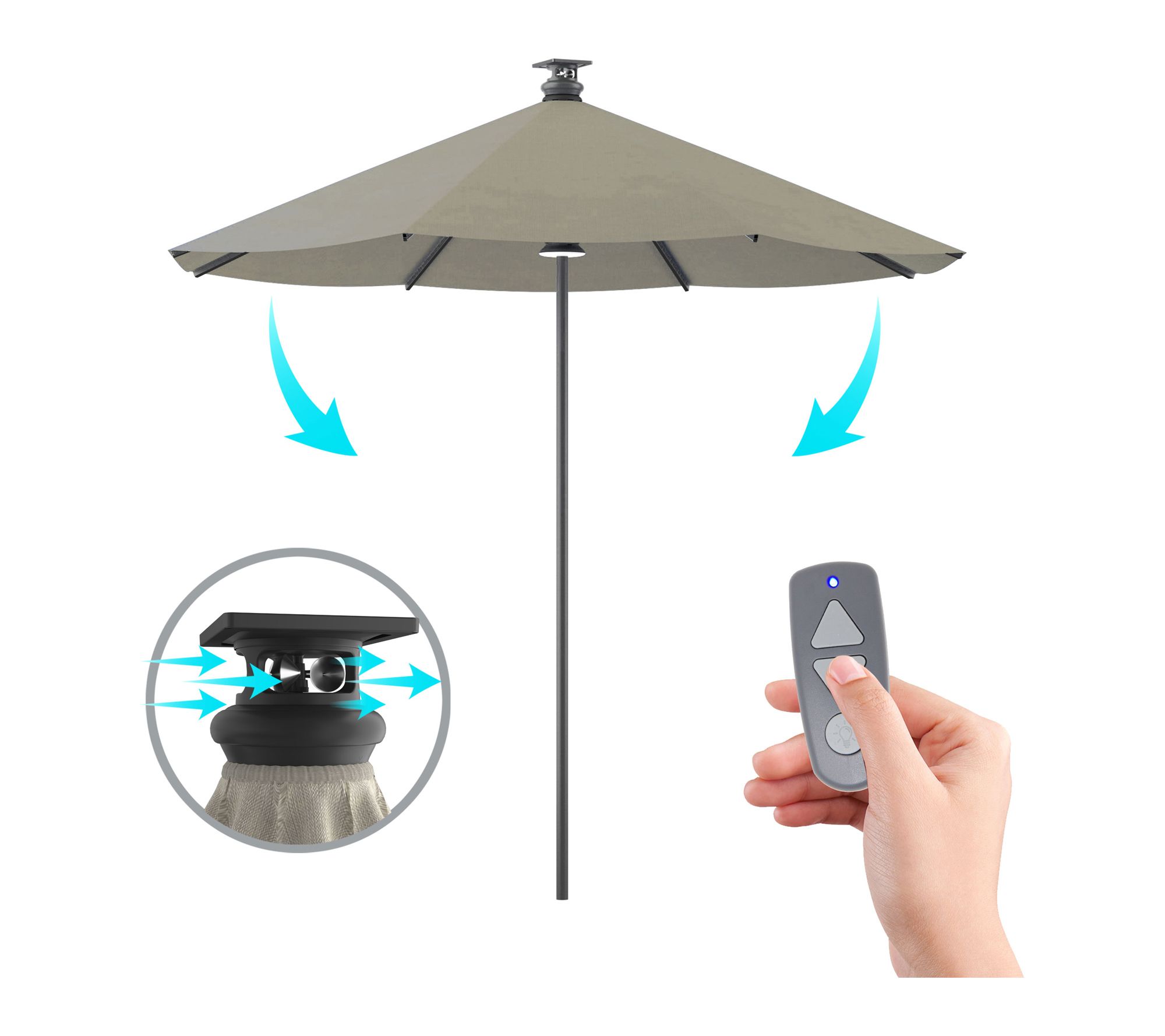 Above 9' Gen2 Smart Outdoor Umbrella