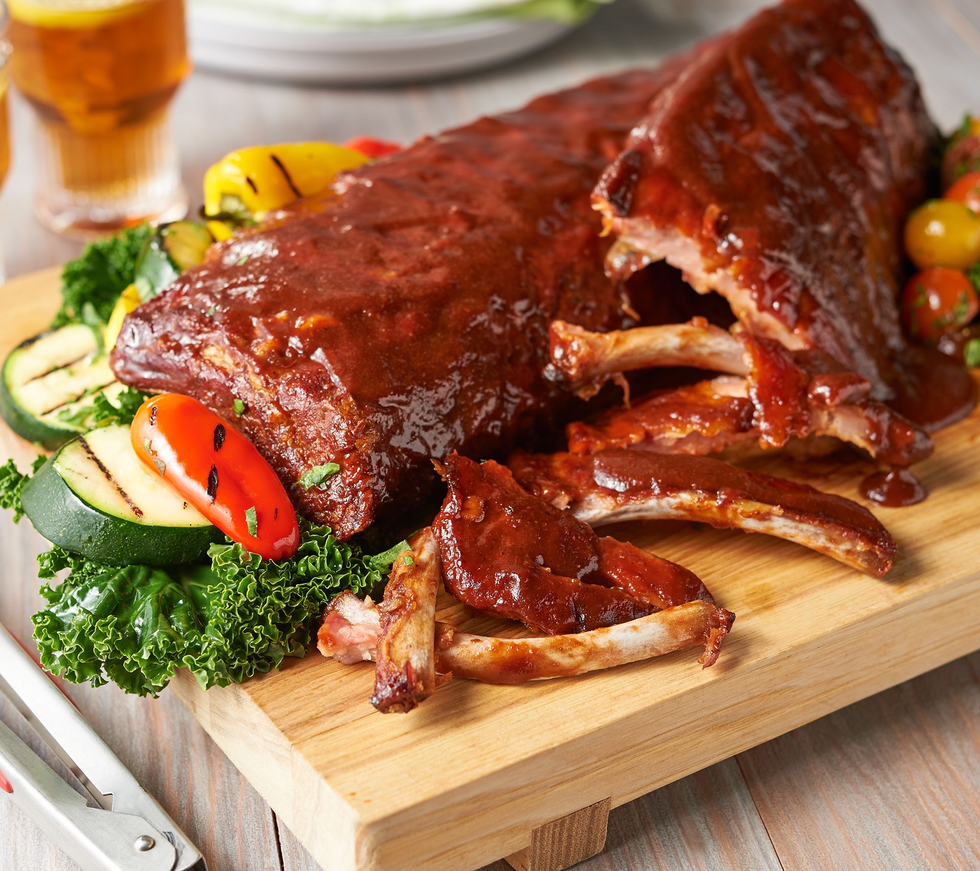 Corky's BBQ (2) or (5) 1.75-lb Baby Back Ribs - QVC.com