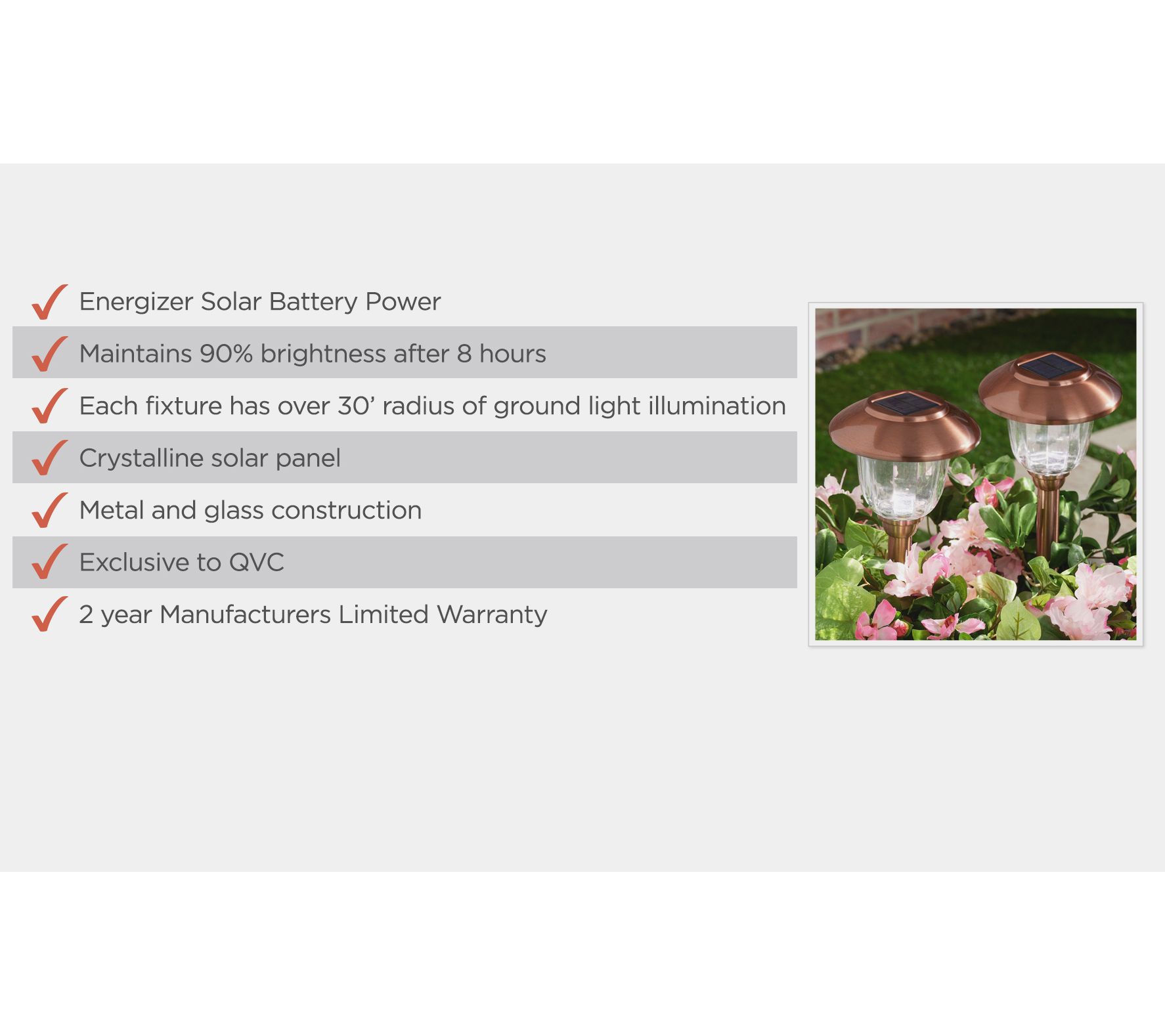 Energizer 12Piece Solar Pathway Light Set