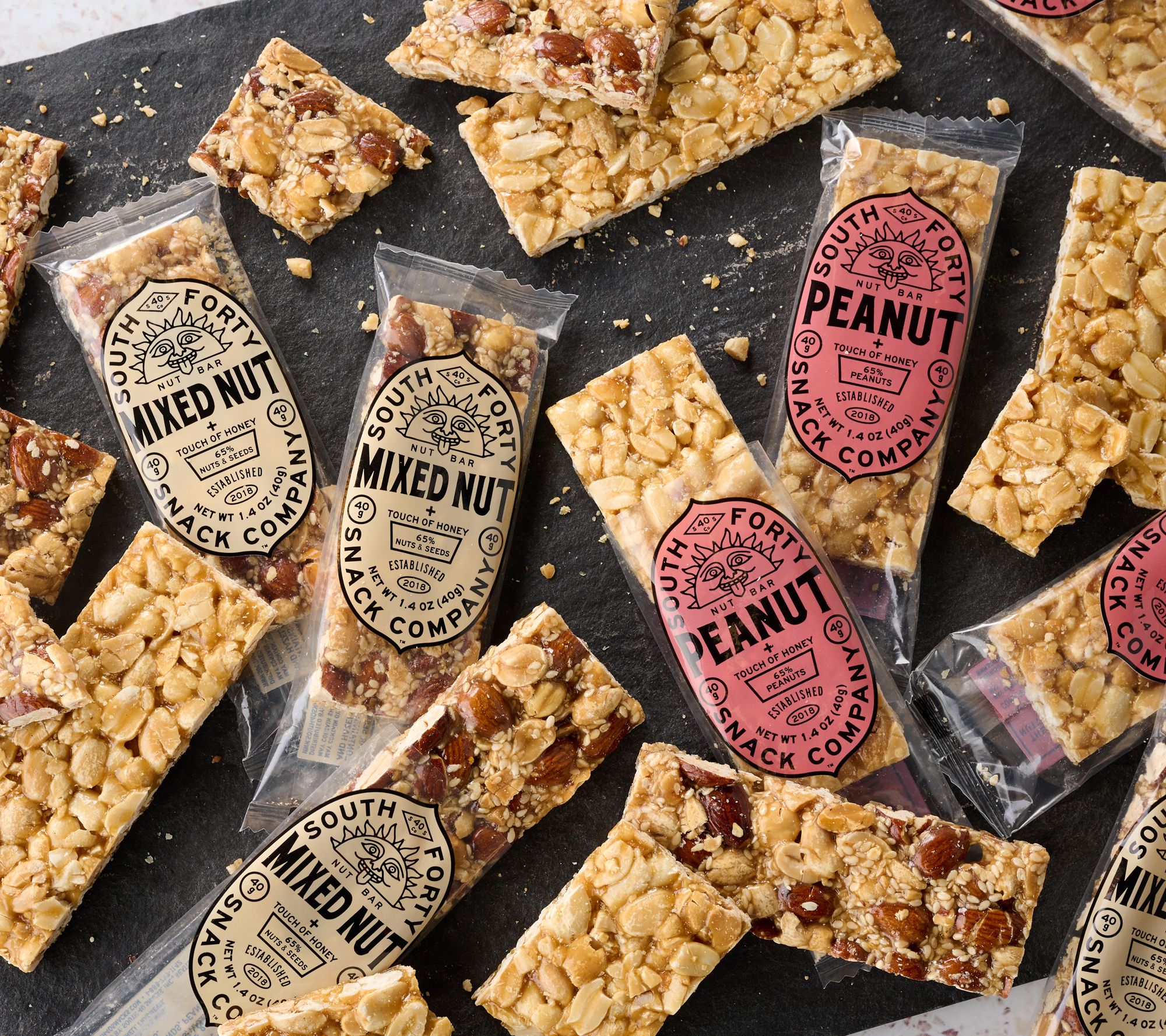  South 40 Cashew Bar - Extra Crunchy Honey Nut