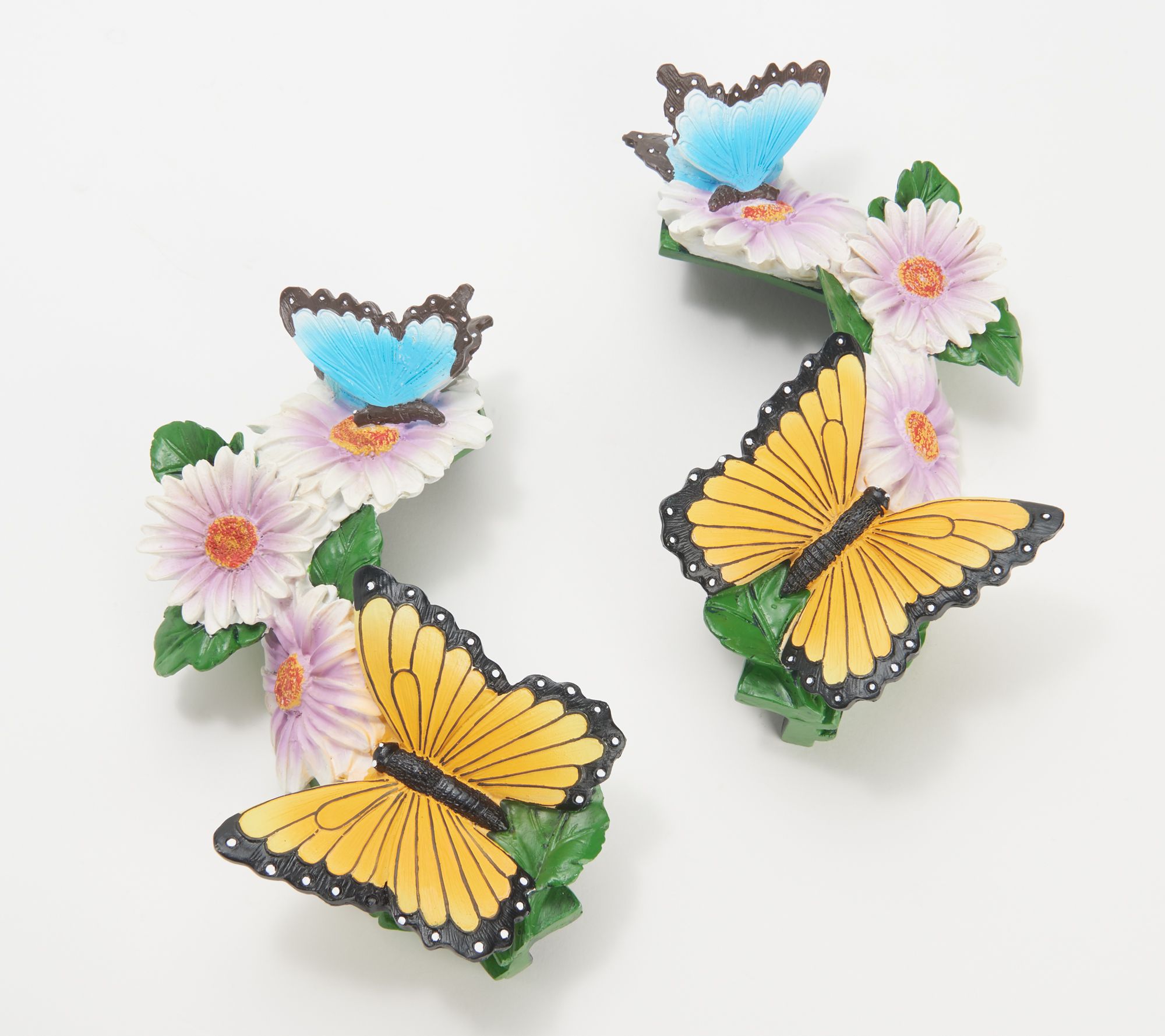 "As Is"Marigold Set of 2 Decorative Door Corners with Spring Designs
