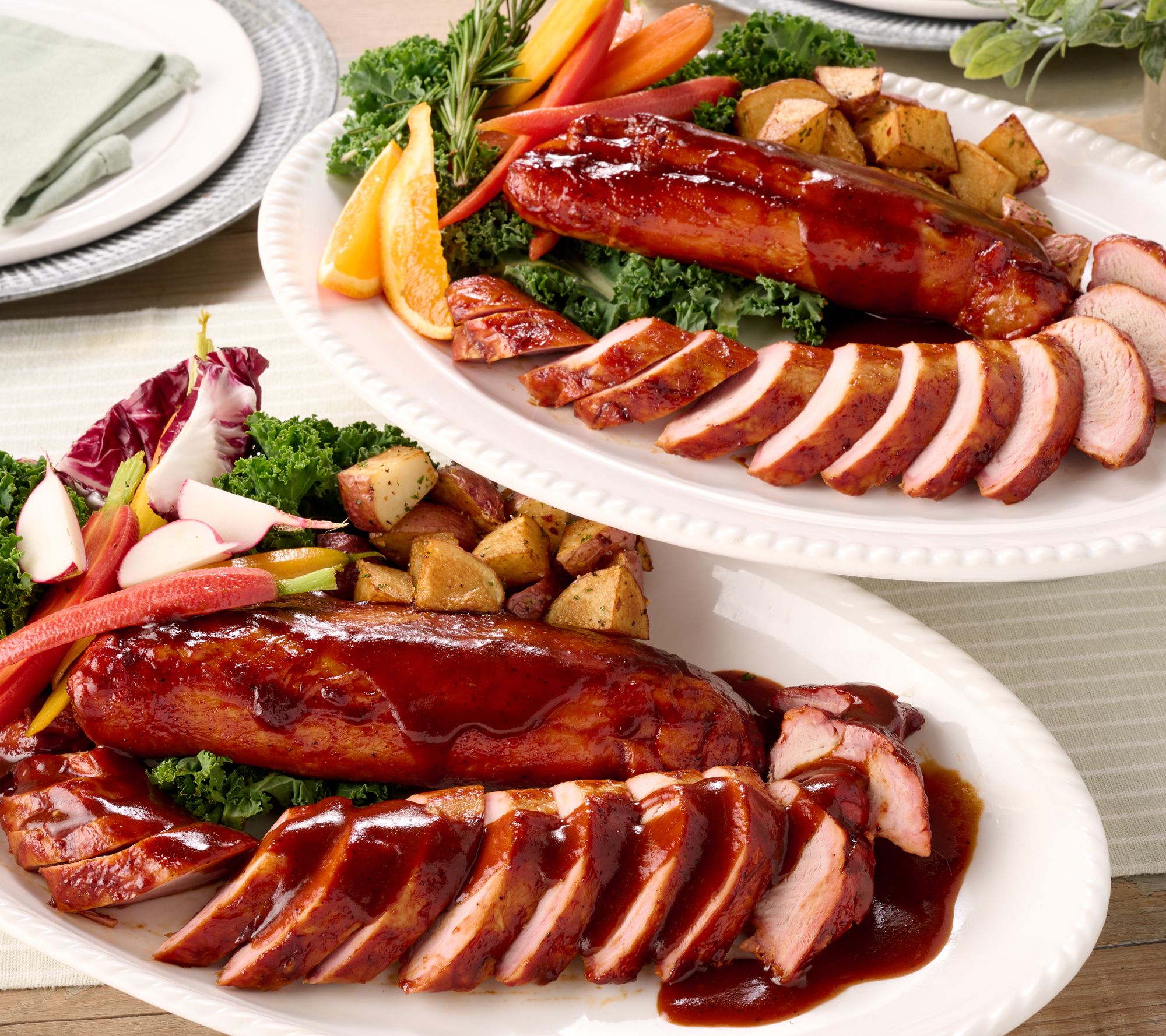 Corky's BBQ (4) 1.25-lb Smoked Pork Tenderloins Auto-Delivery