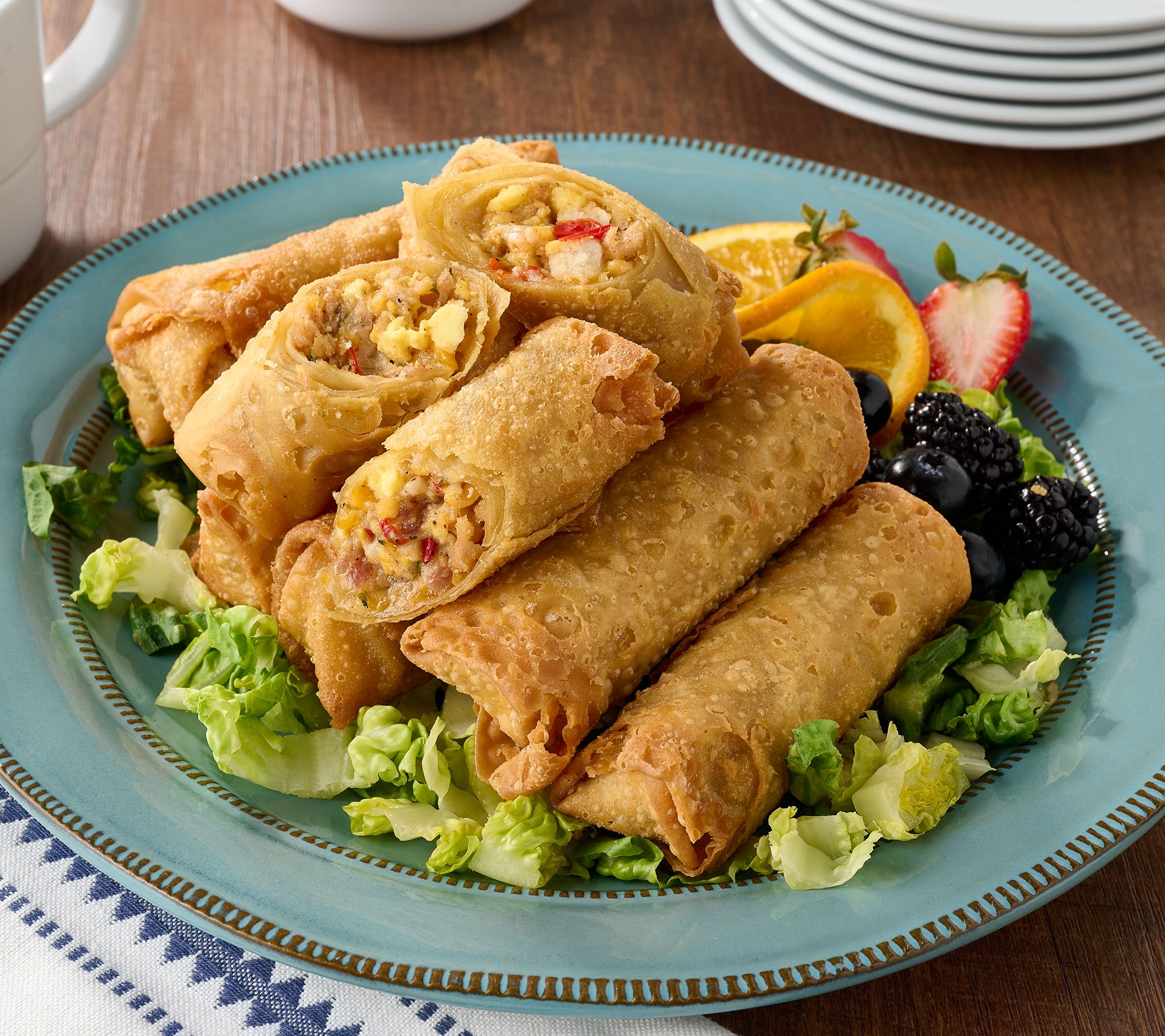 Falkor Fusion (12) 3-oz Morning Breakfast Egg Rolls