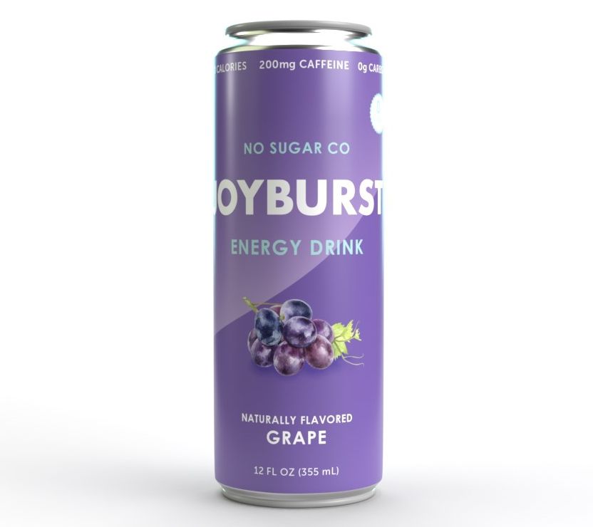 Joyburst (12) 12oz. Energy Drink Grape