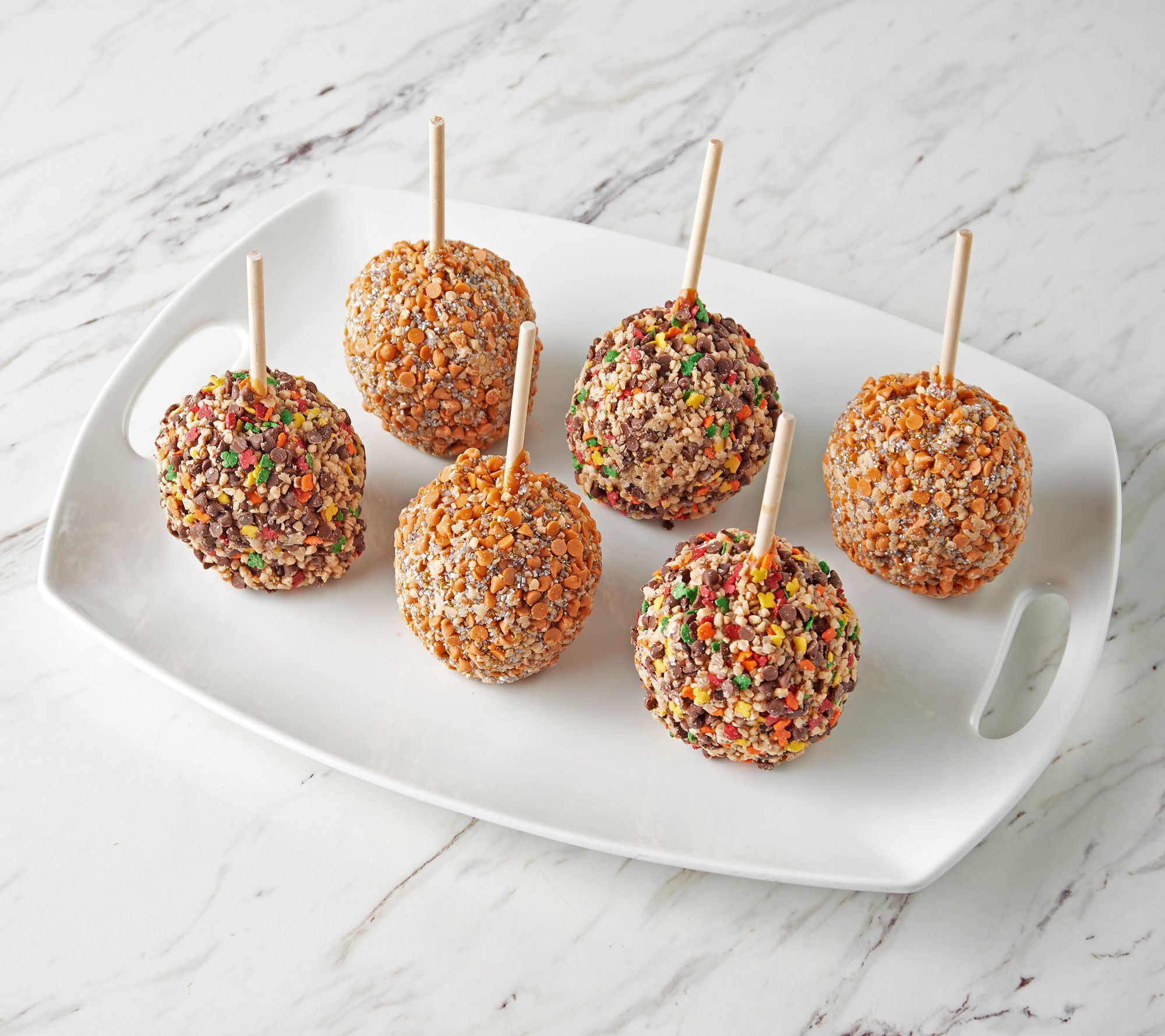 Mrs.Prindable's 6Piece Sharing Size Fall Toffee Caramel Apples
