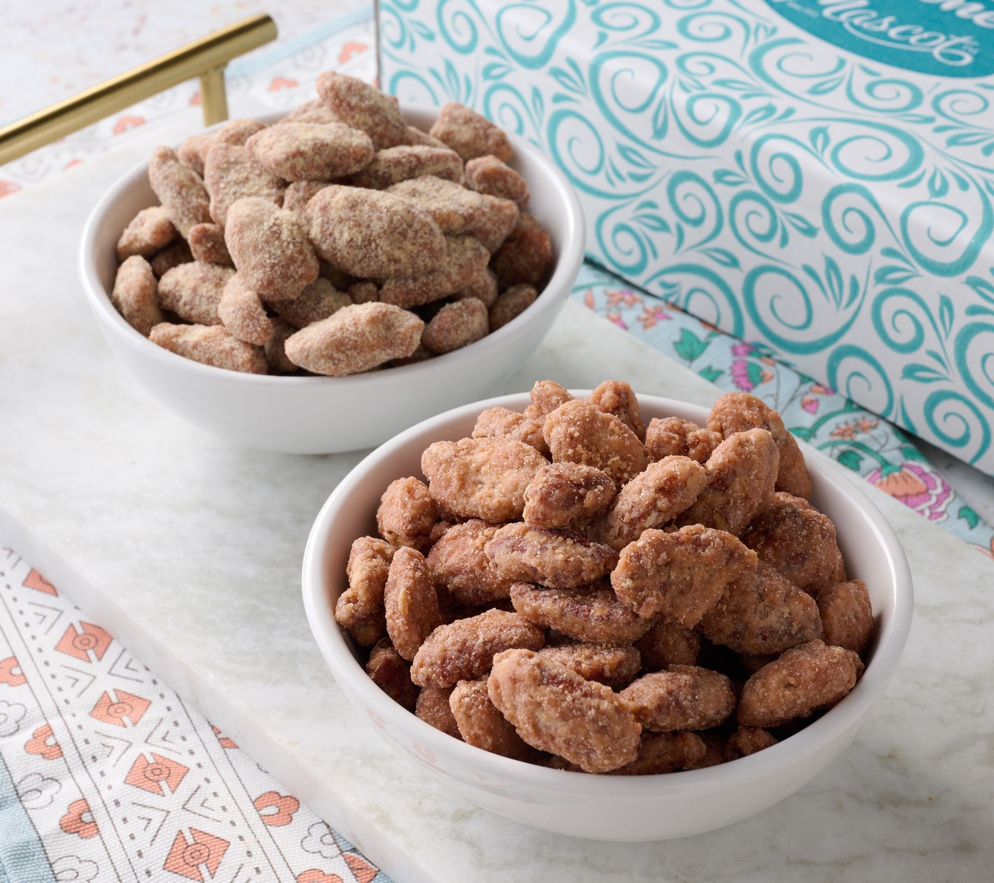 Kim's Gone Nuts! by Mascot (2) 9oz Bags of Pecans with Gift Box