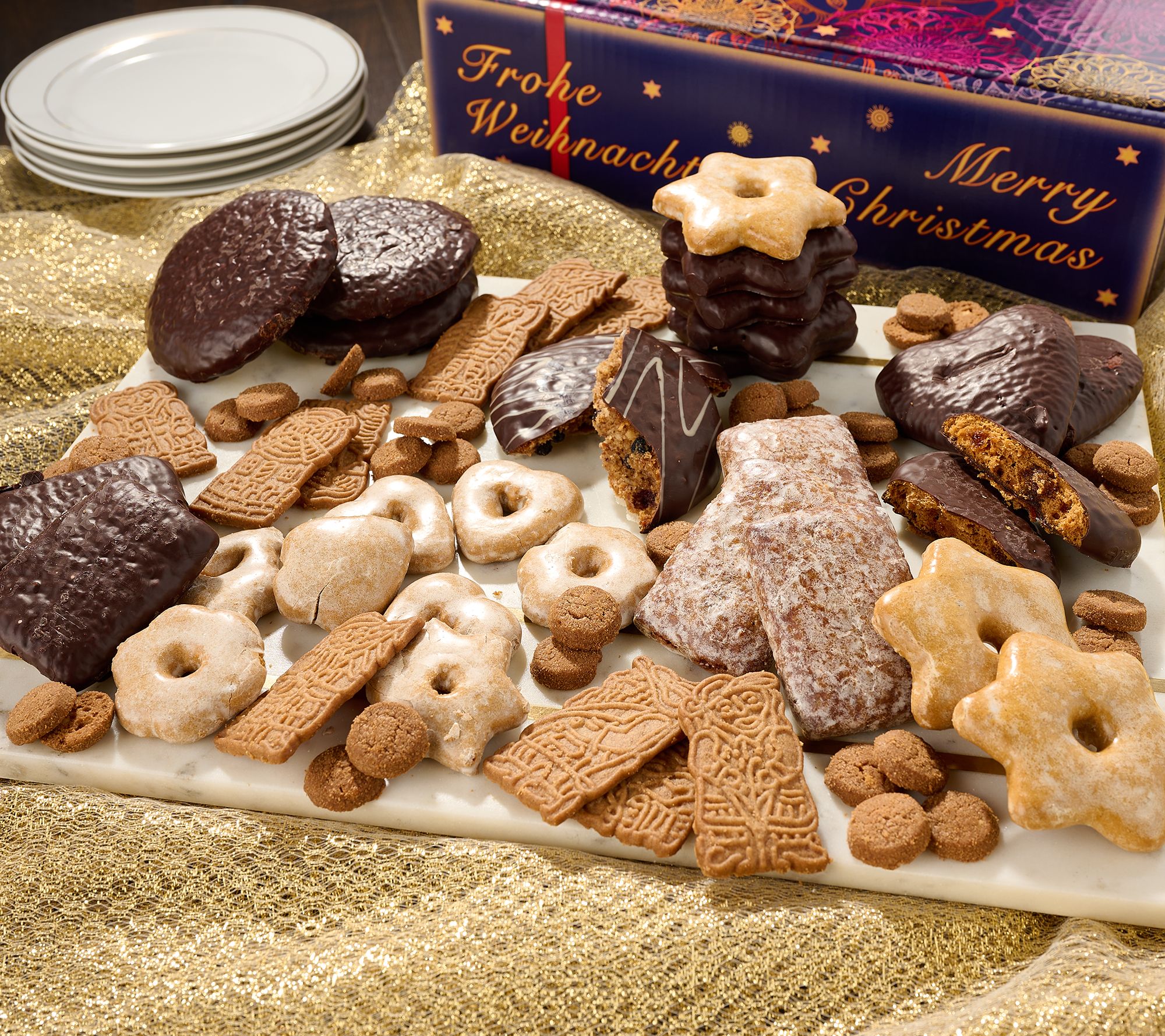 Schmidt 188 Piece Holiday Cookies In 8 Gift Boxes