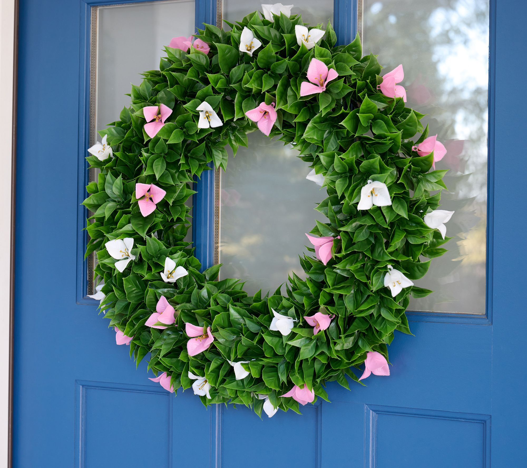 As Is Wicker Park Faux Bougainvillea 21Wreath