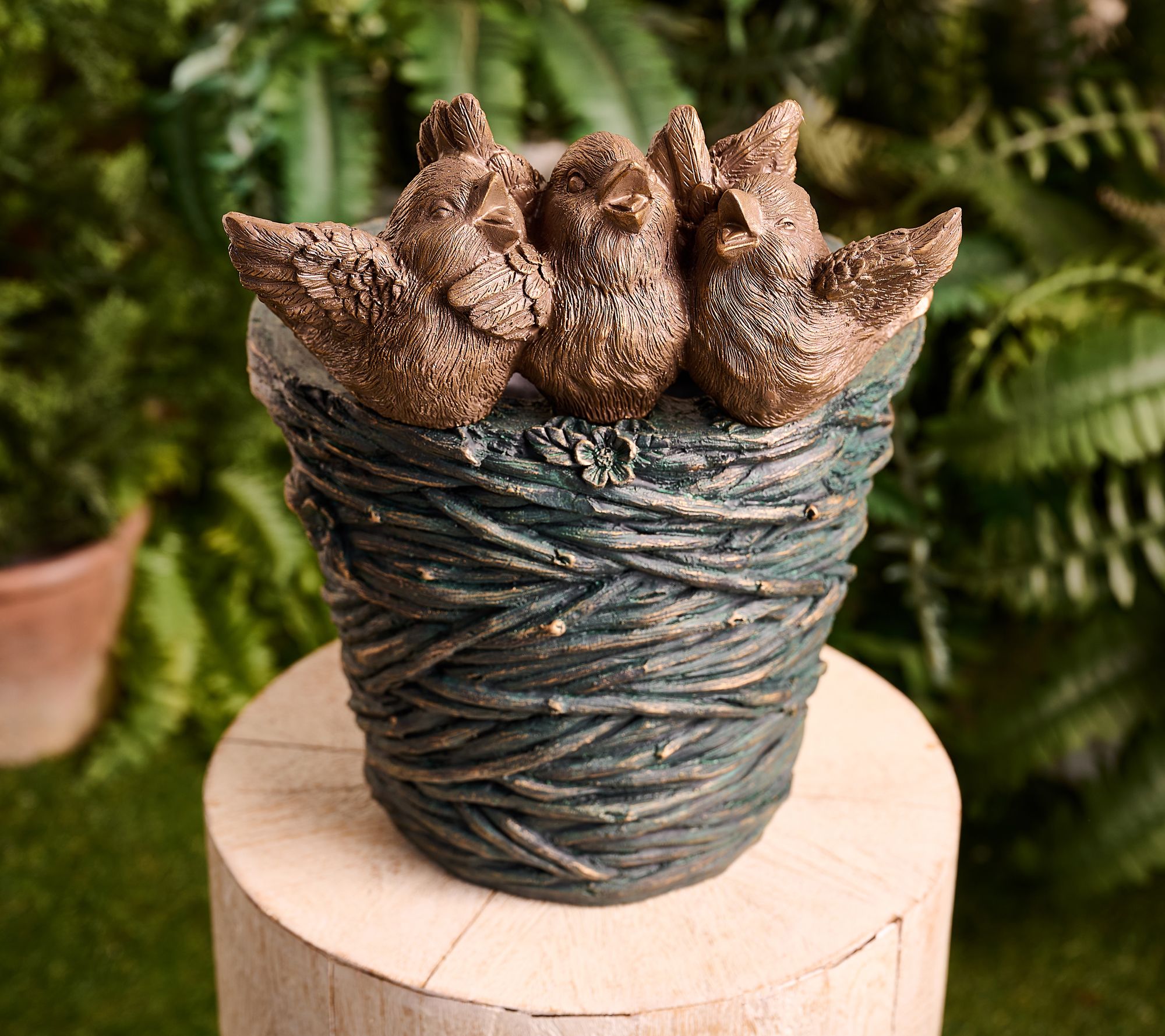 "As Is" Girl Next Door Critter Pals 10" Diameter Planter