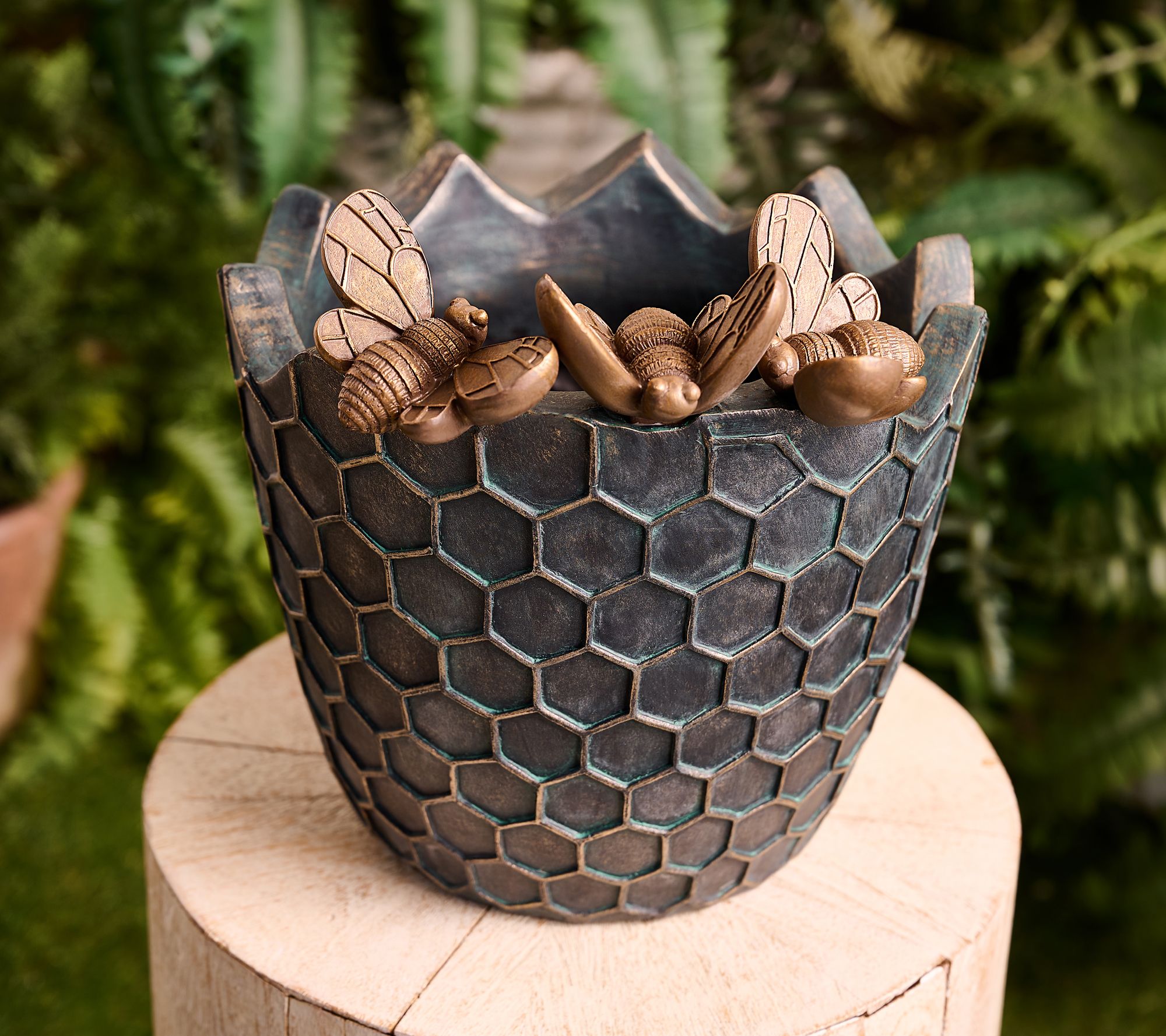 "As Is" Girl Next Door Critter Pals 10" Diameter Planter