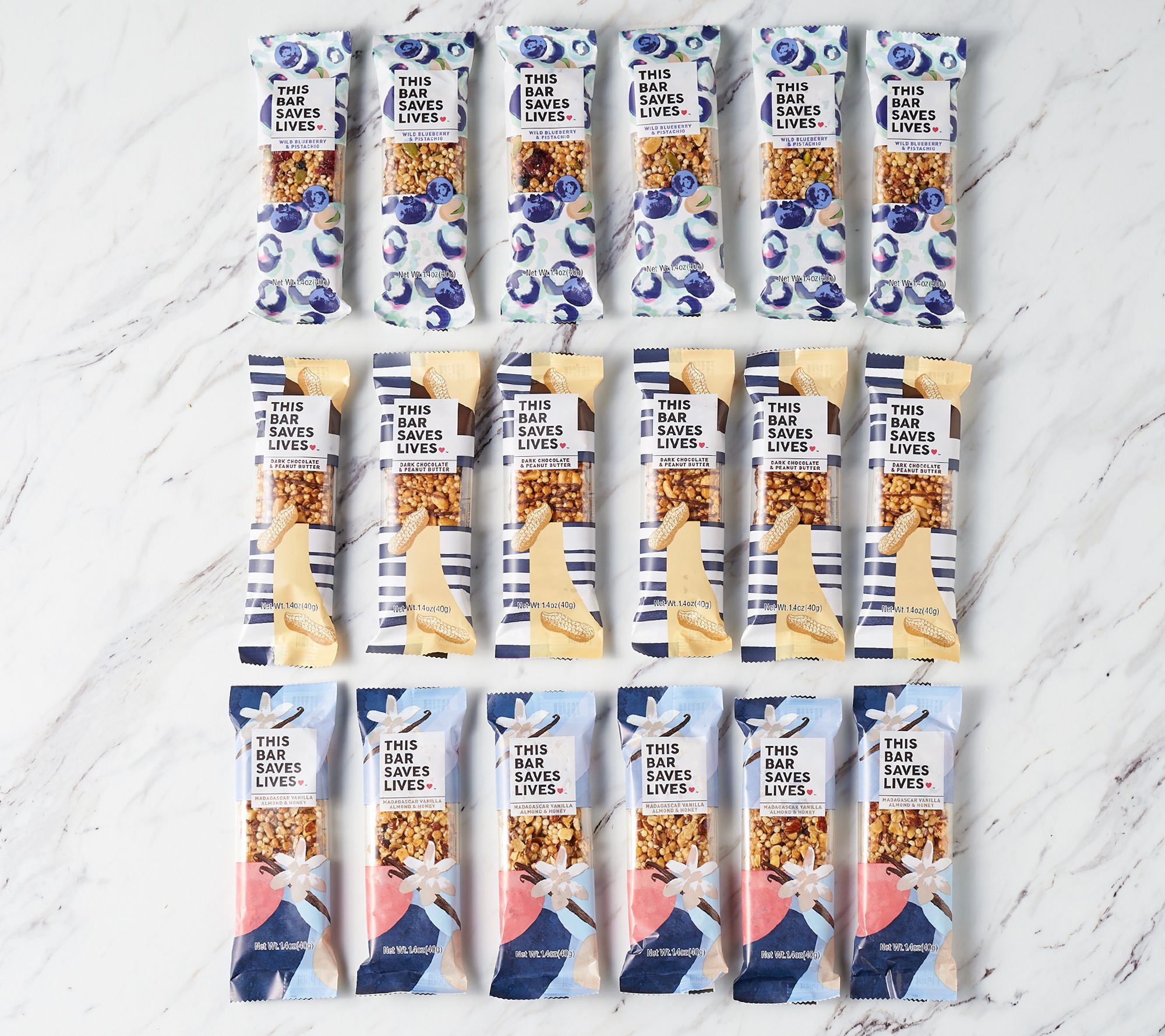 This Saves Lives (18) 1.4oz Snack Bar Assortment